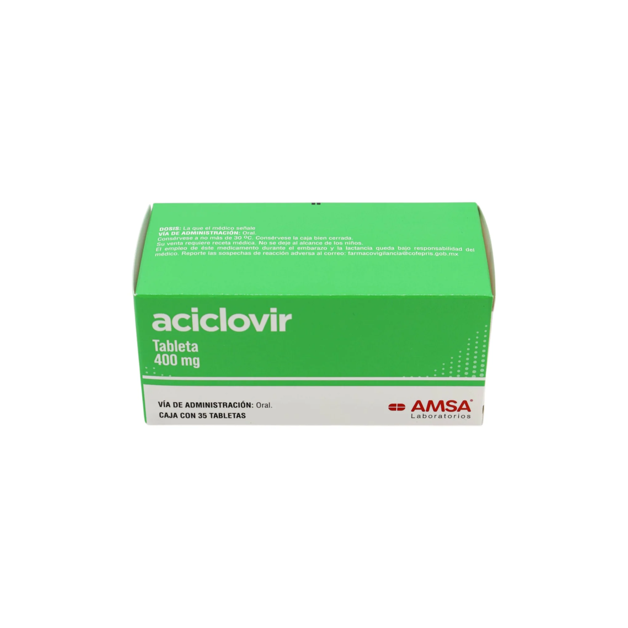 Aciclovir 400 mg, 35 tabletas - Image 3