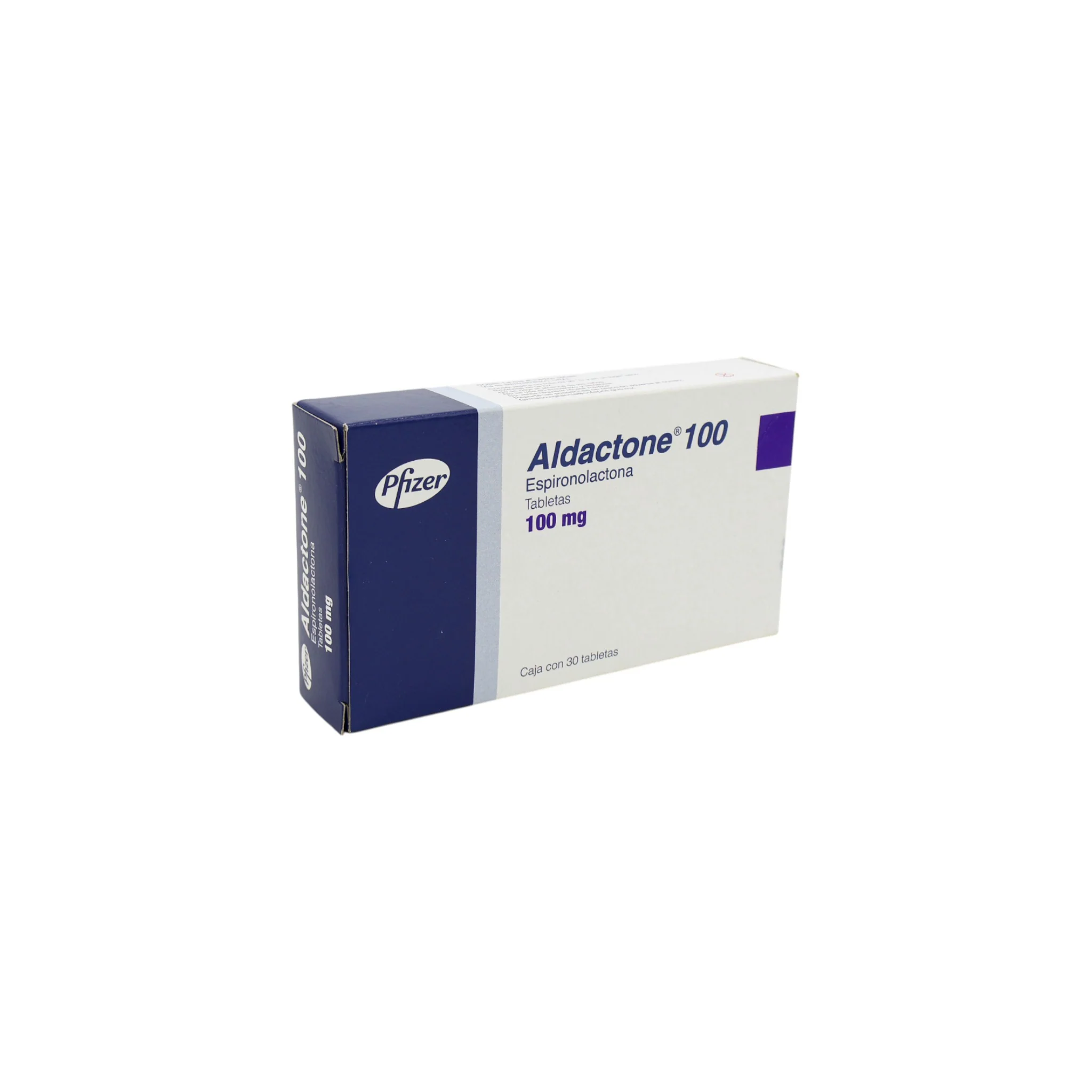 Aldactone Espironolactona 100 mg, 30 tabletas - Image 2