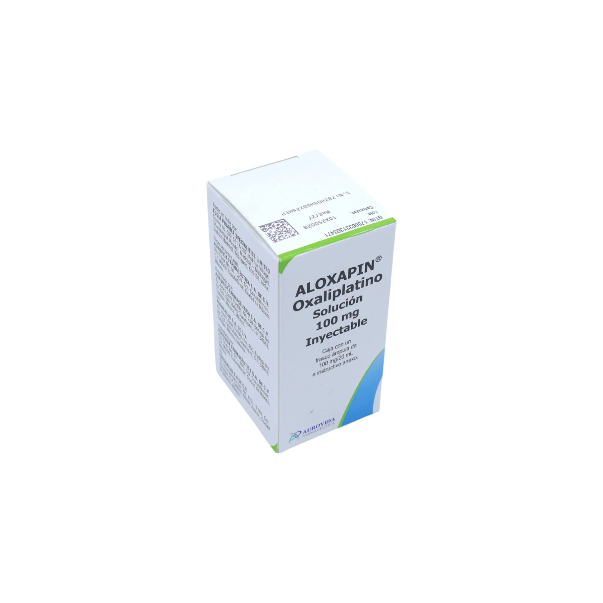 Aloxapin Oxaliplatino 100 mg, solución - Image 2