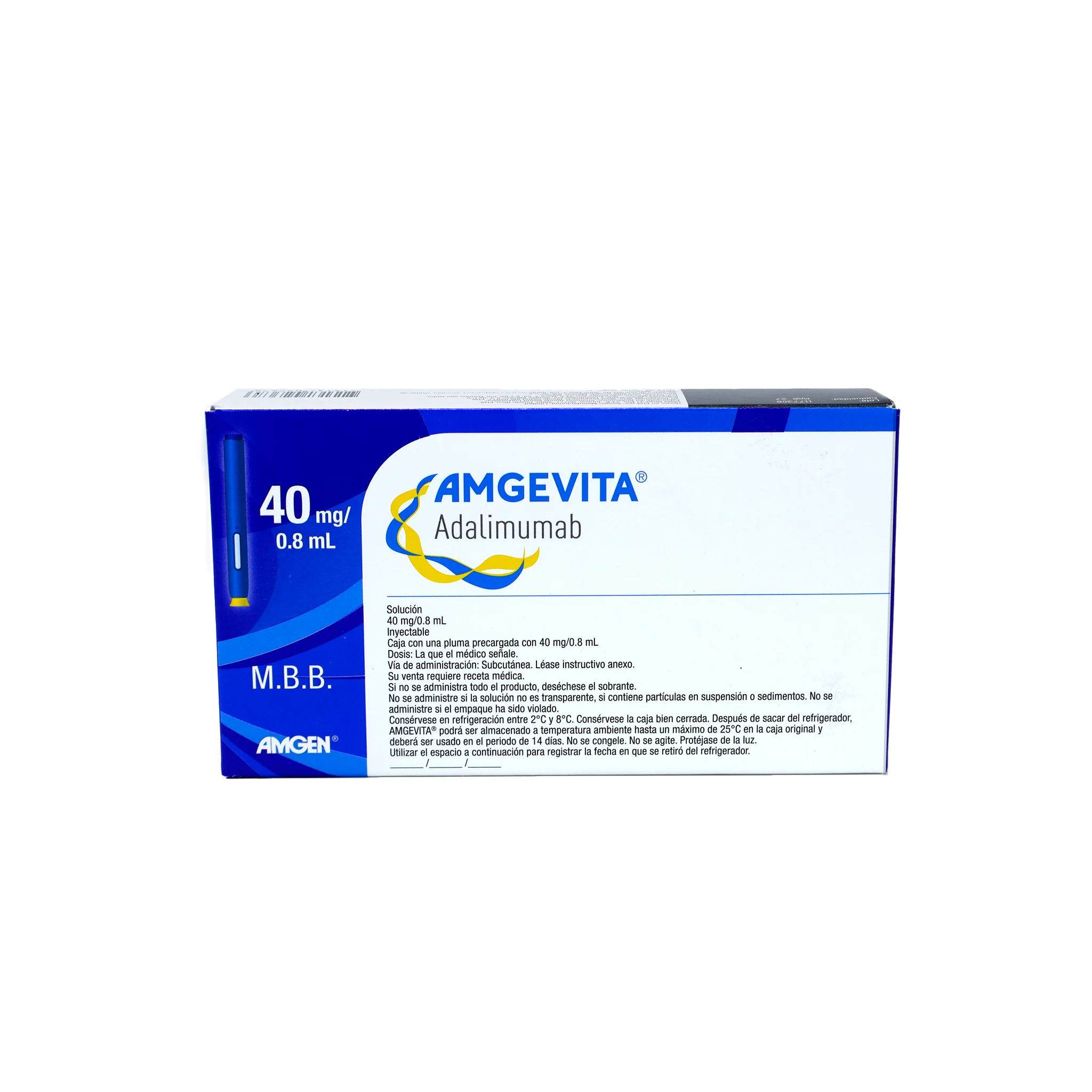 Amgevita Adalimumab 40mg/0.8mL, Solución