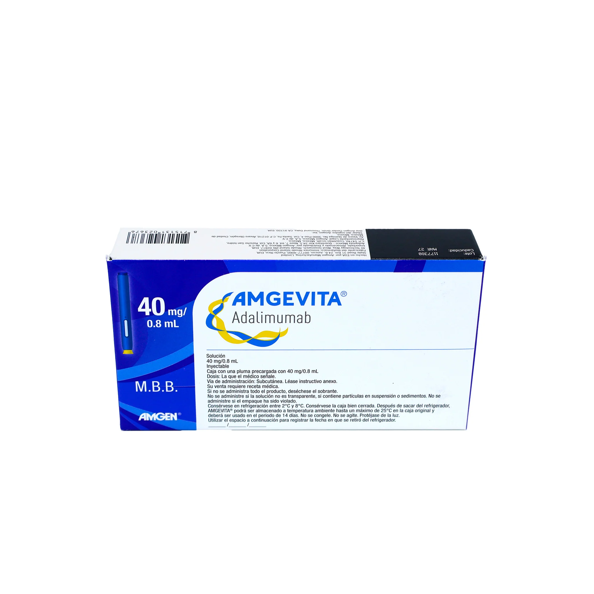 Amgevita Adalimumab 40mg/0.8mL, Solución - Image 2