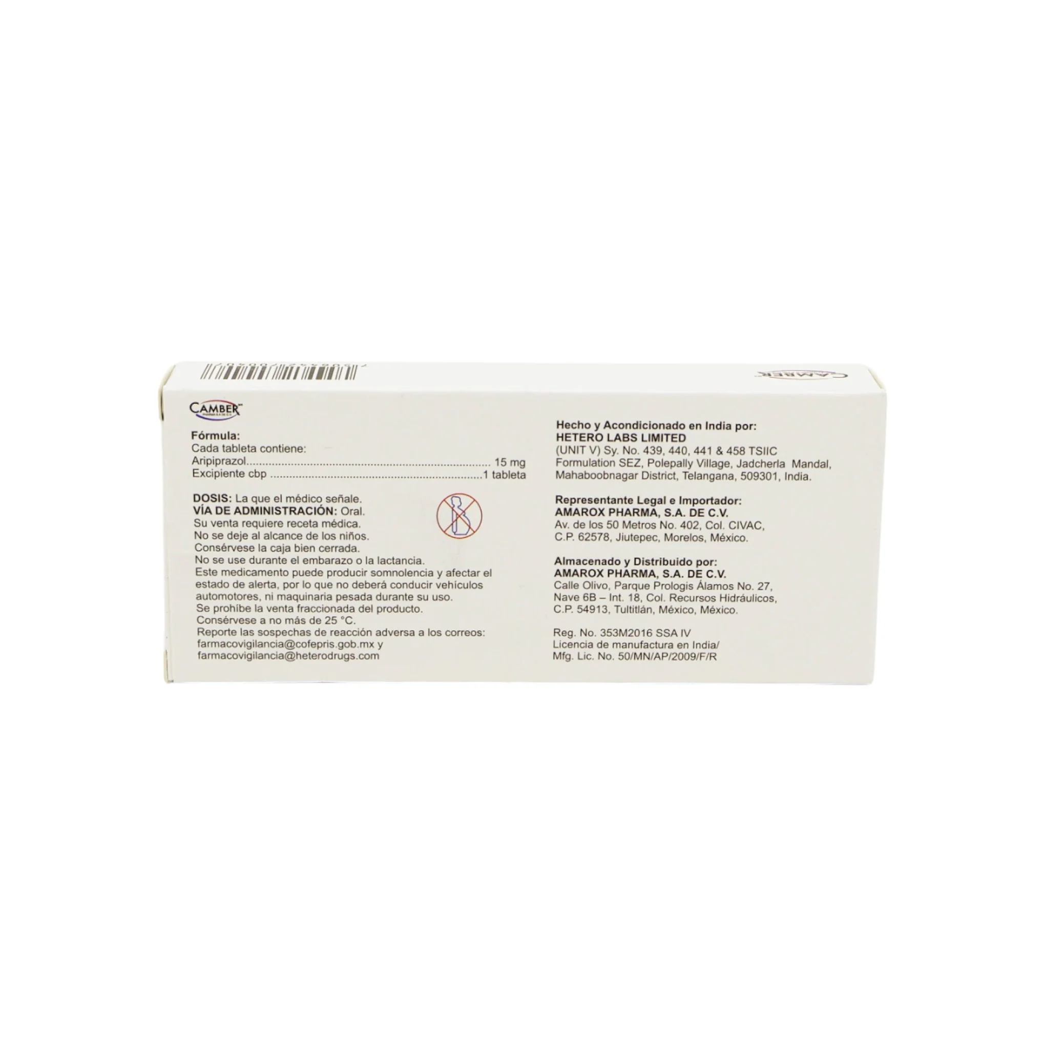 Aripiprazol 15 mg, 20 tabletas - Image 4