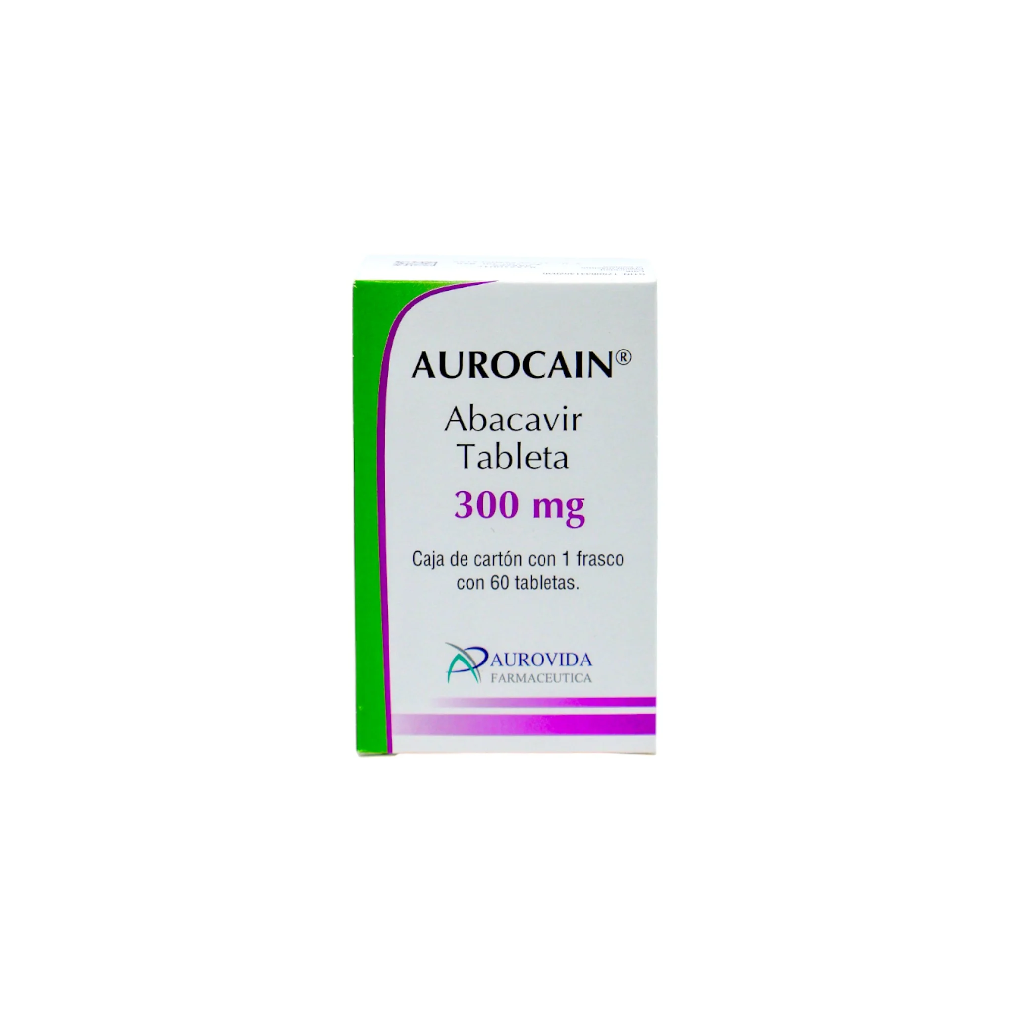 Aurocain Abacavir 300 mg, 60 Tabletas - Image 4