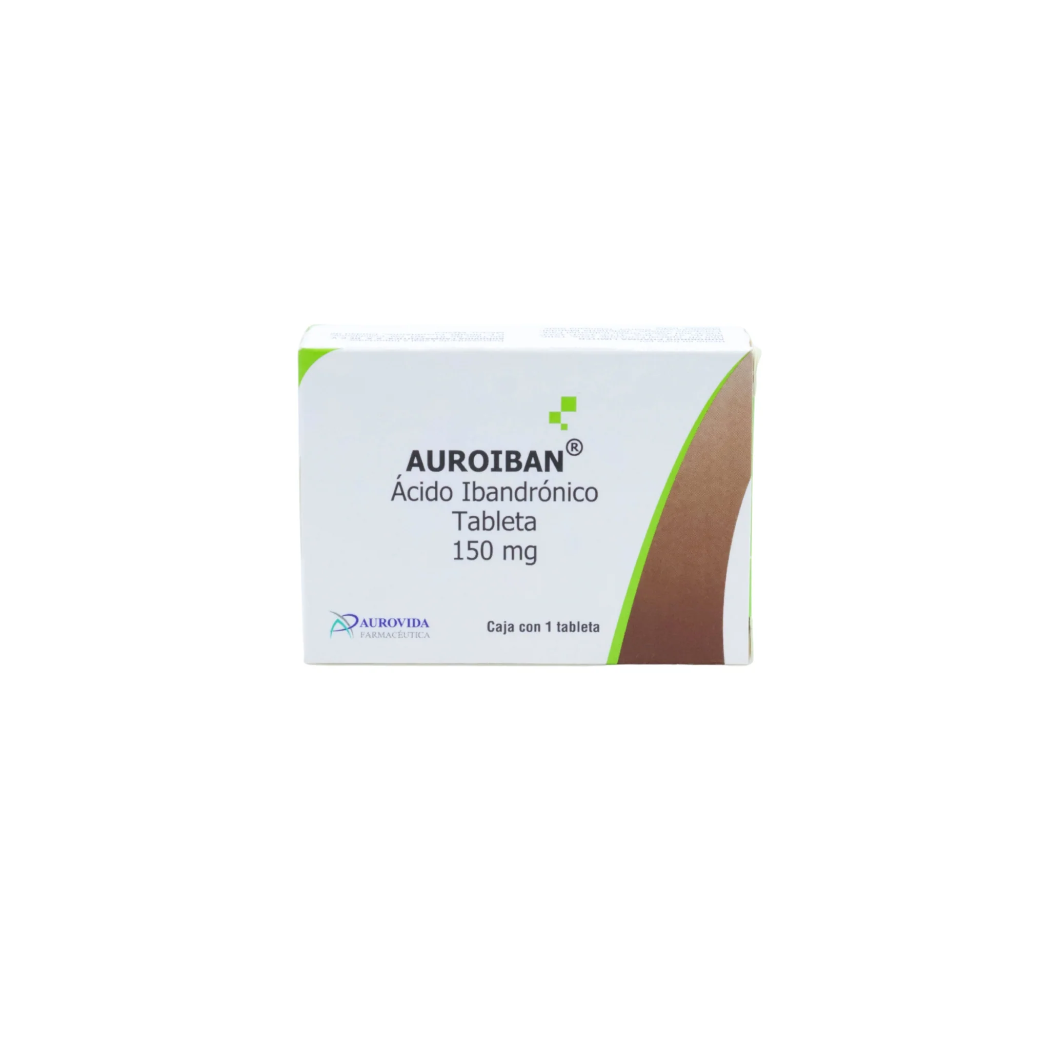 Aurobain Ácido Ibandrónico 150 mg, 1 Tableta