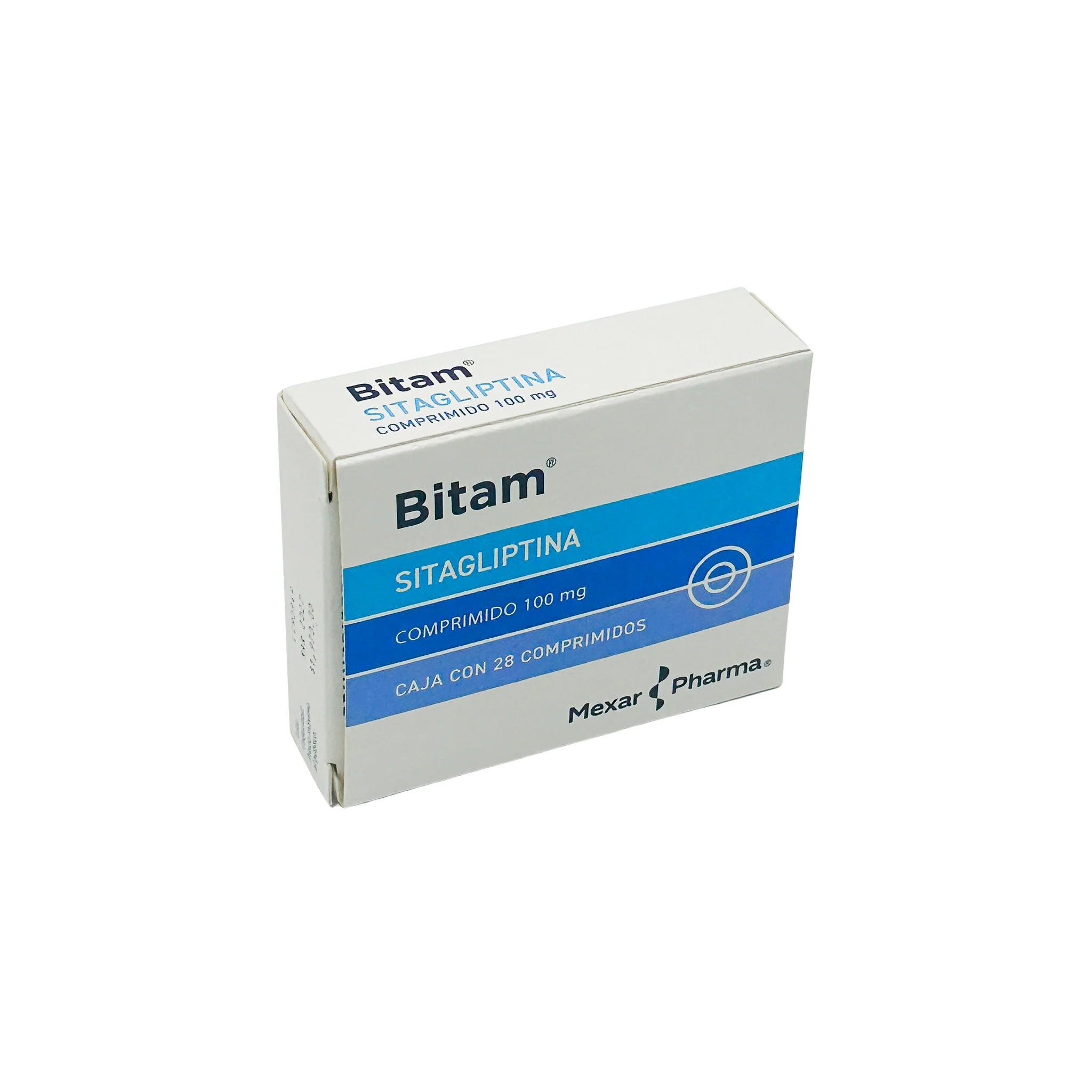 Bitam 100 mg Sitagliptina Caja con 28 Comprimidos - Image 2