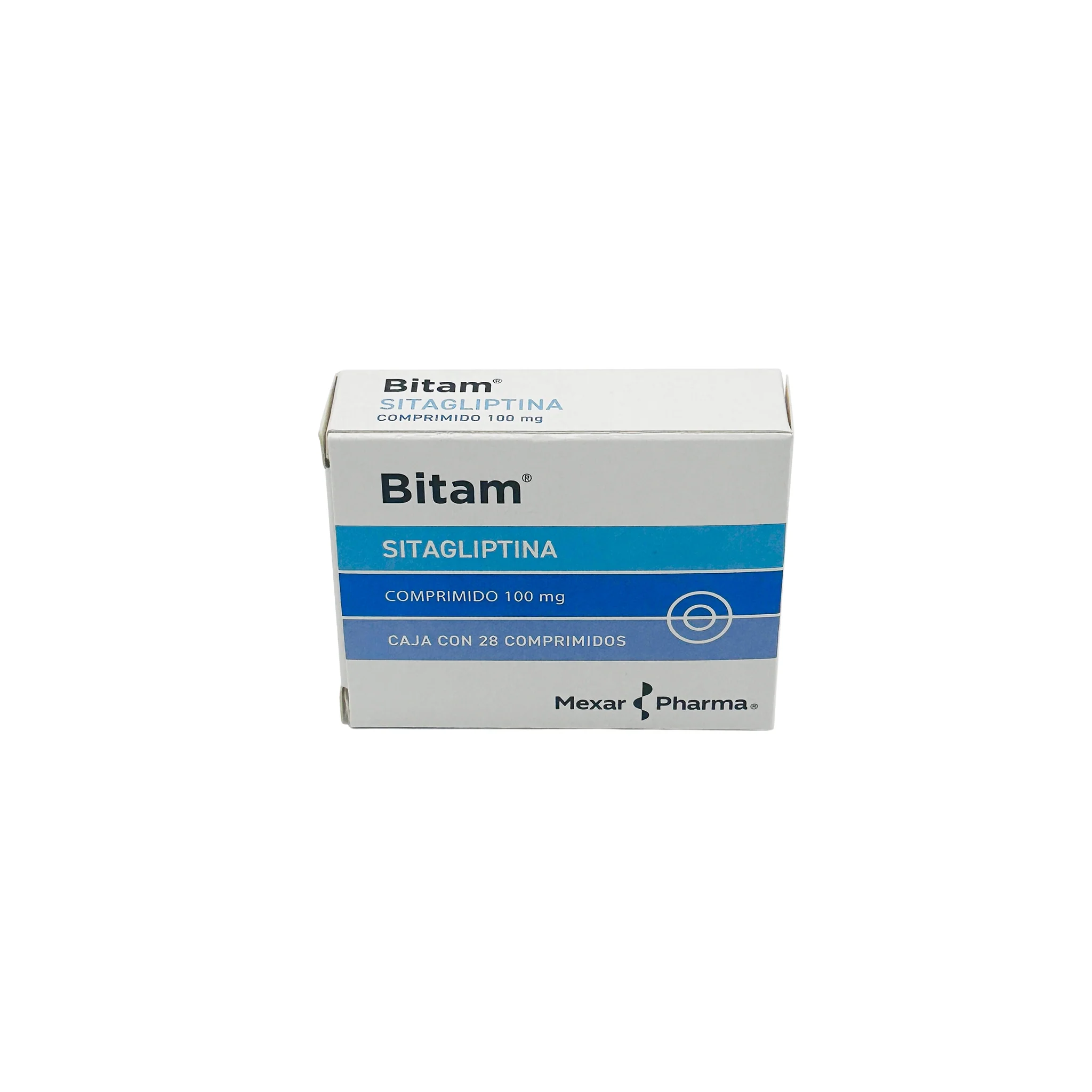 Bitam 100 mg Sitagliptina Caja con 28 Comprimidos - Image 3