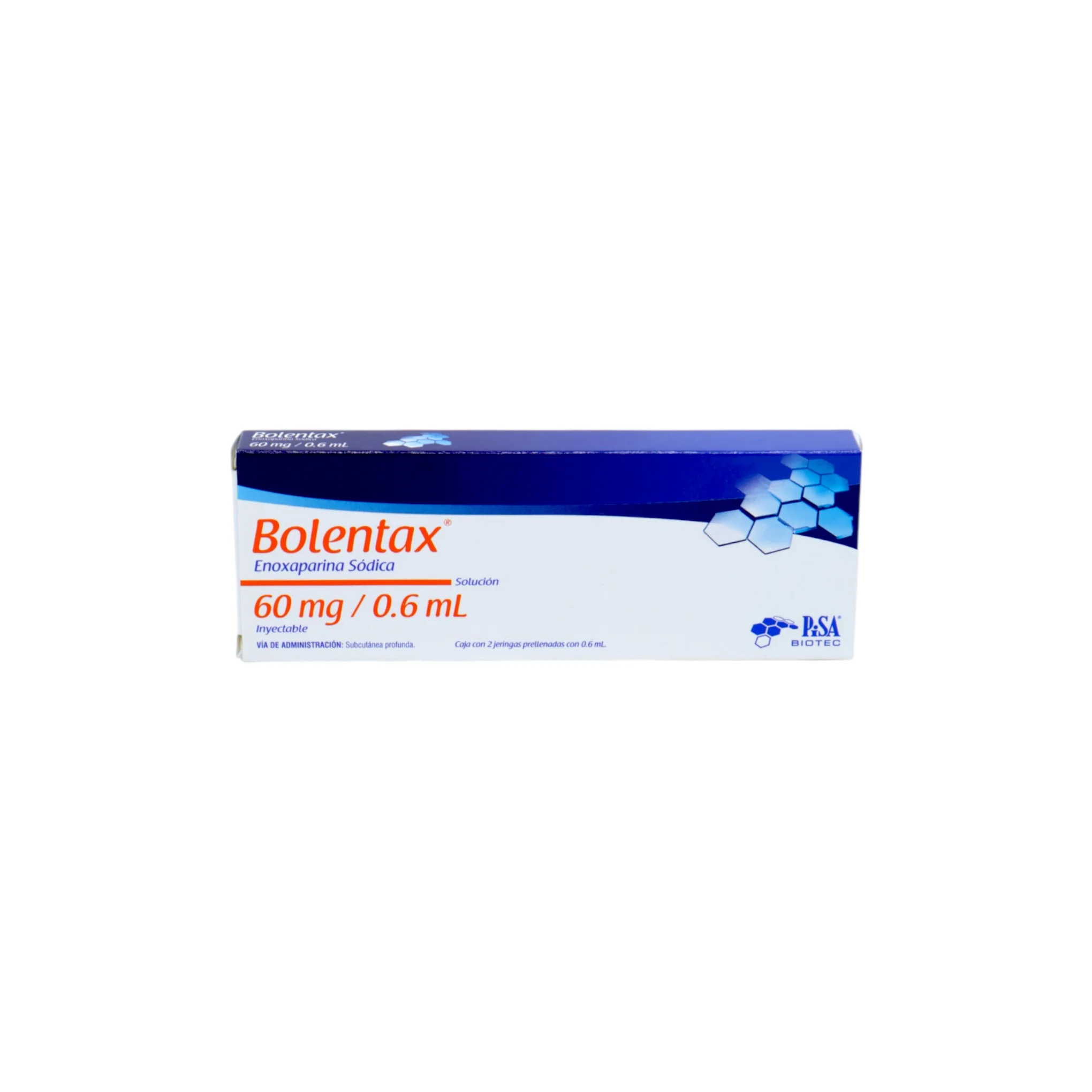 Bolentax Enoxaparina Sódica 60 mg/0.6 mL, Solución