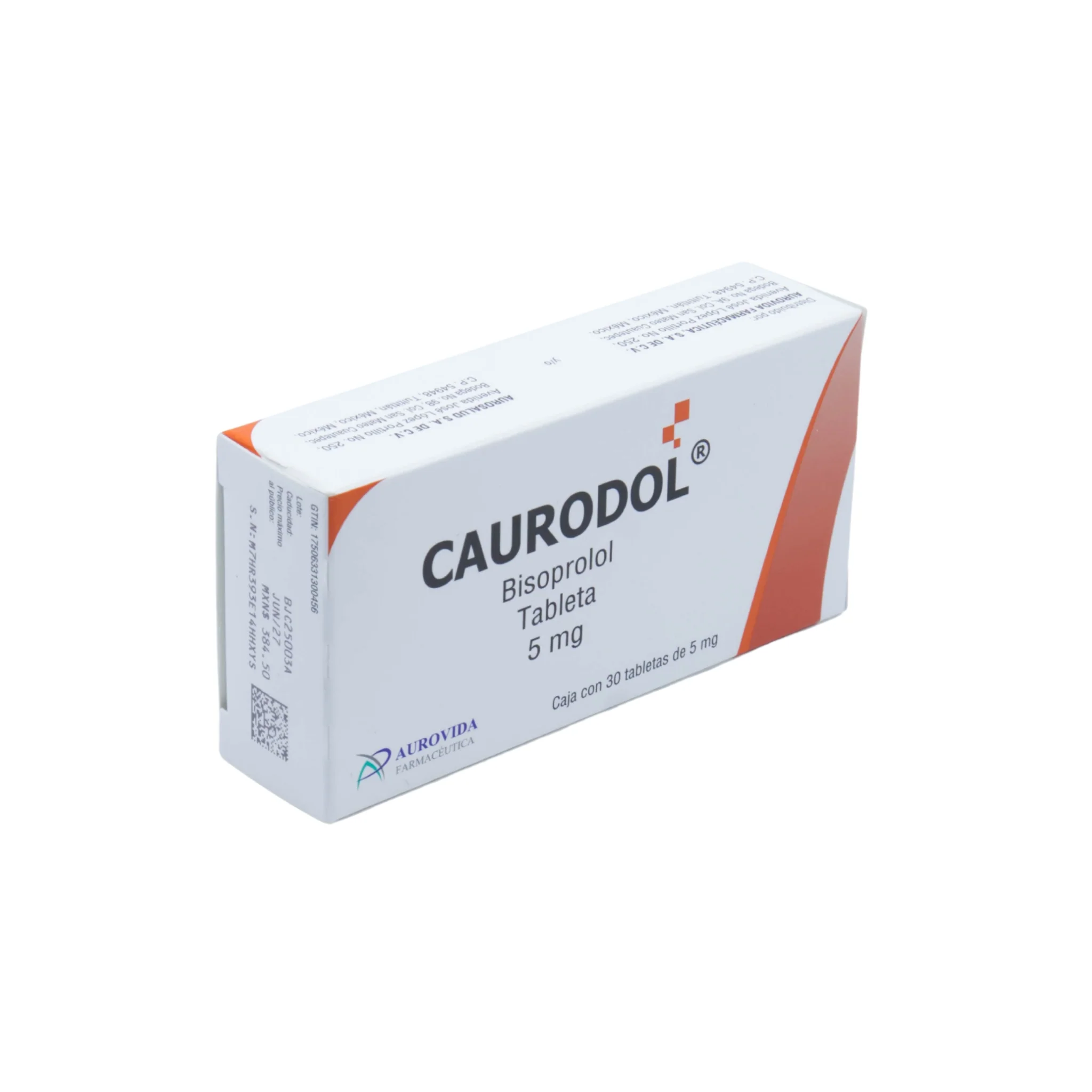 Caurodol Bisoprolol 5 mg, Caja con 30 tabletas - Image 2