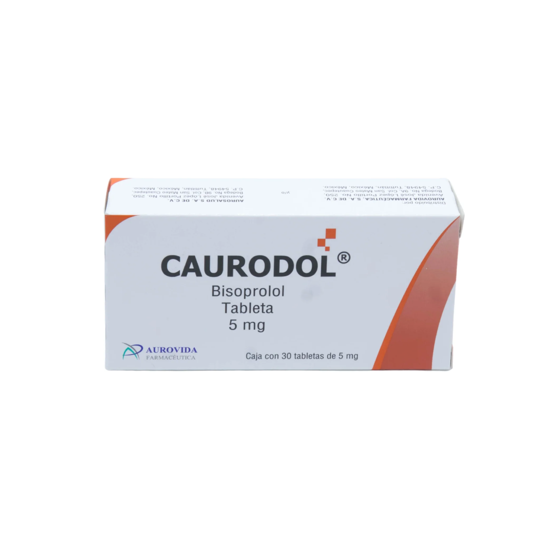 Caurodol Bisoprolol 5 mg, Caja con 30 tabletas - Image 3