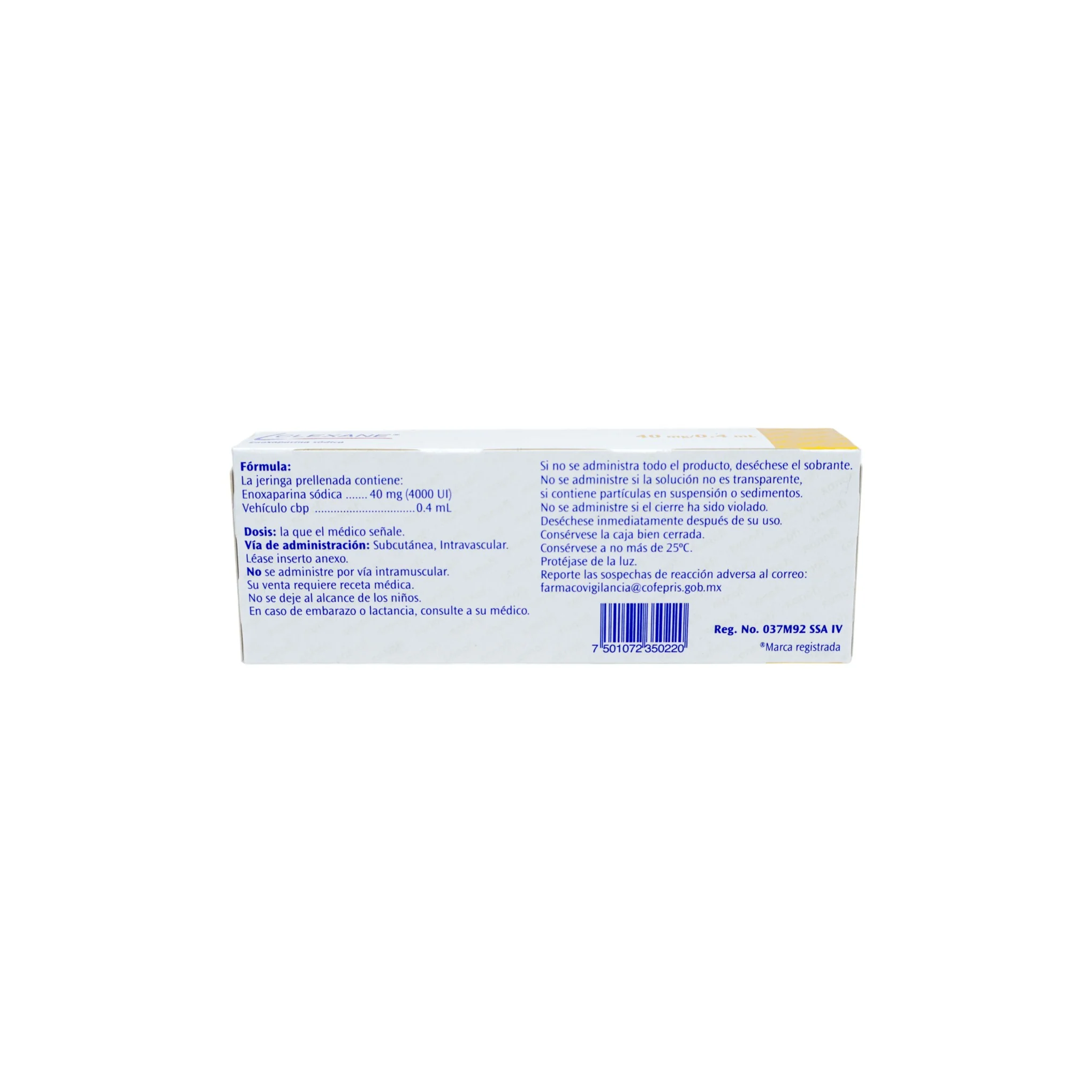 Clexane Enoxaparina Sódica 40 mg/0.4 mL - Image 4