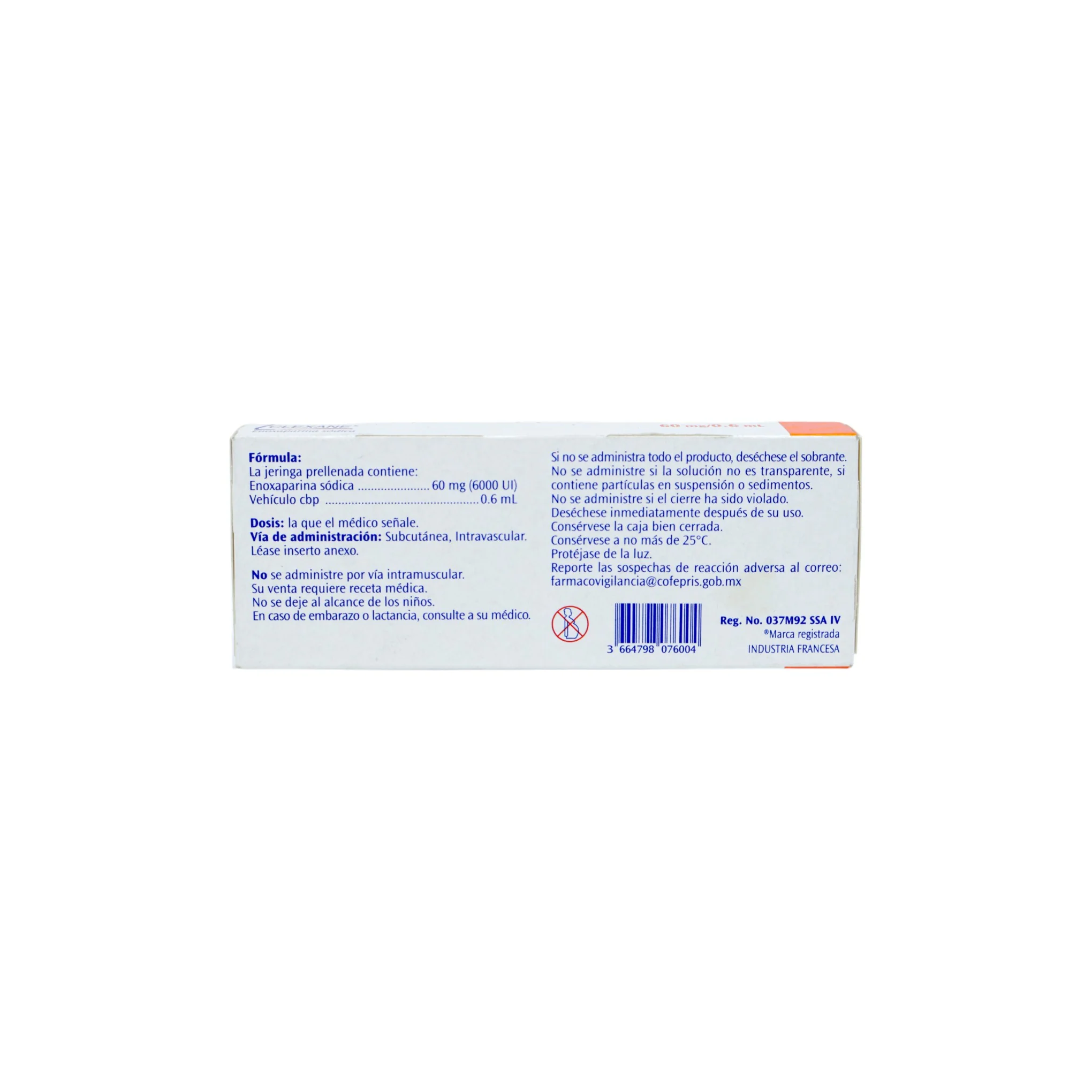 Clexane Enoxaparina Sódica 60 mg/0.6 mL - Image 4