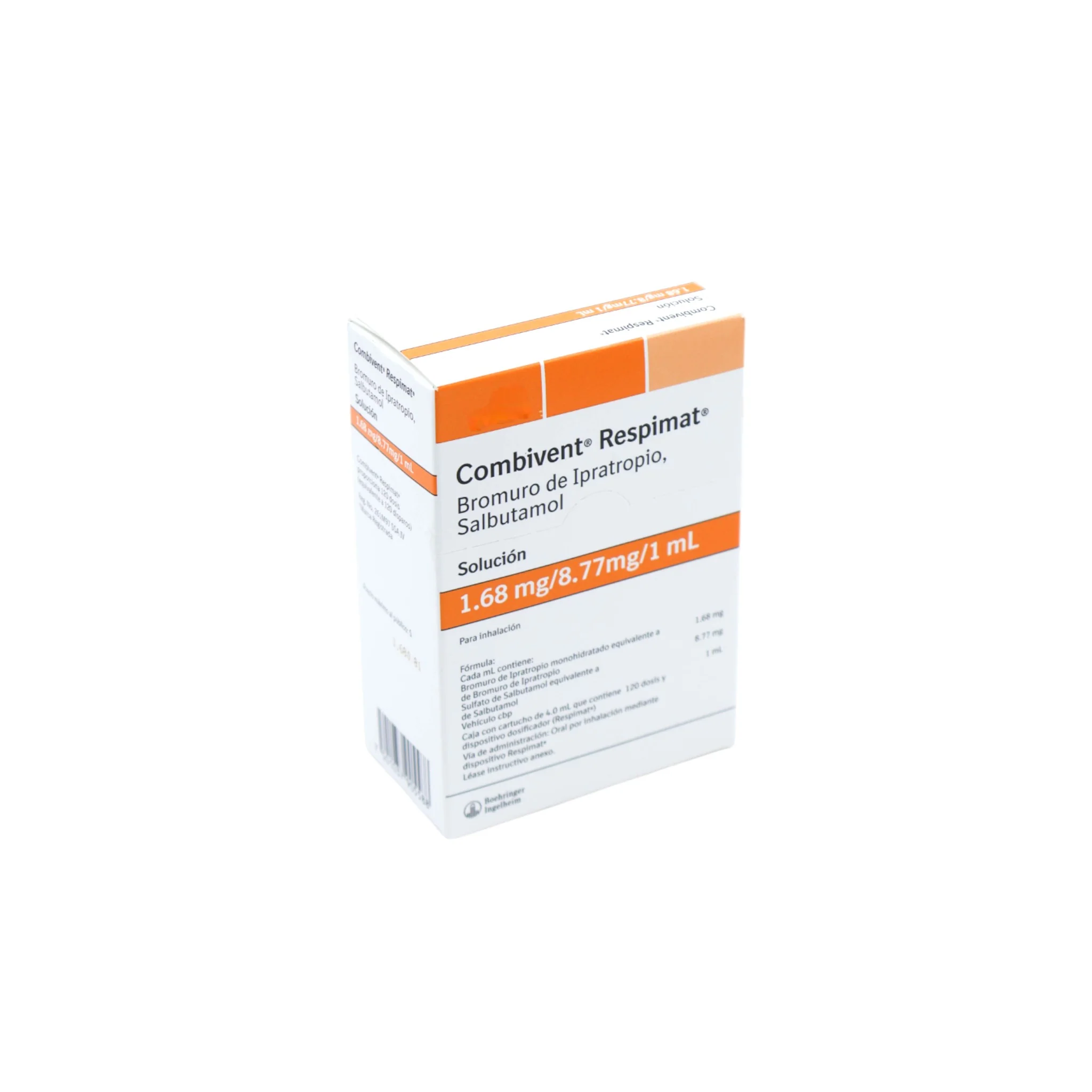Combivent Respimat Bromuro de Ipratropio, Salbutamol 1.68 mg/8.77 mg/1 mL, Solución - Image 2