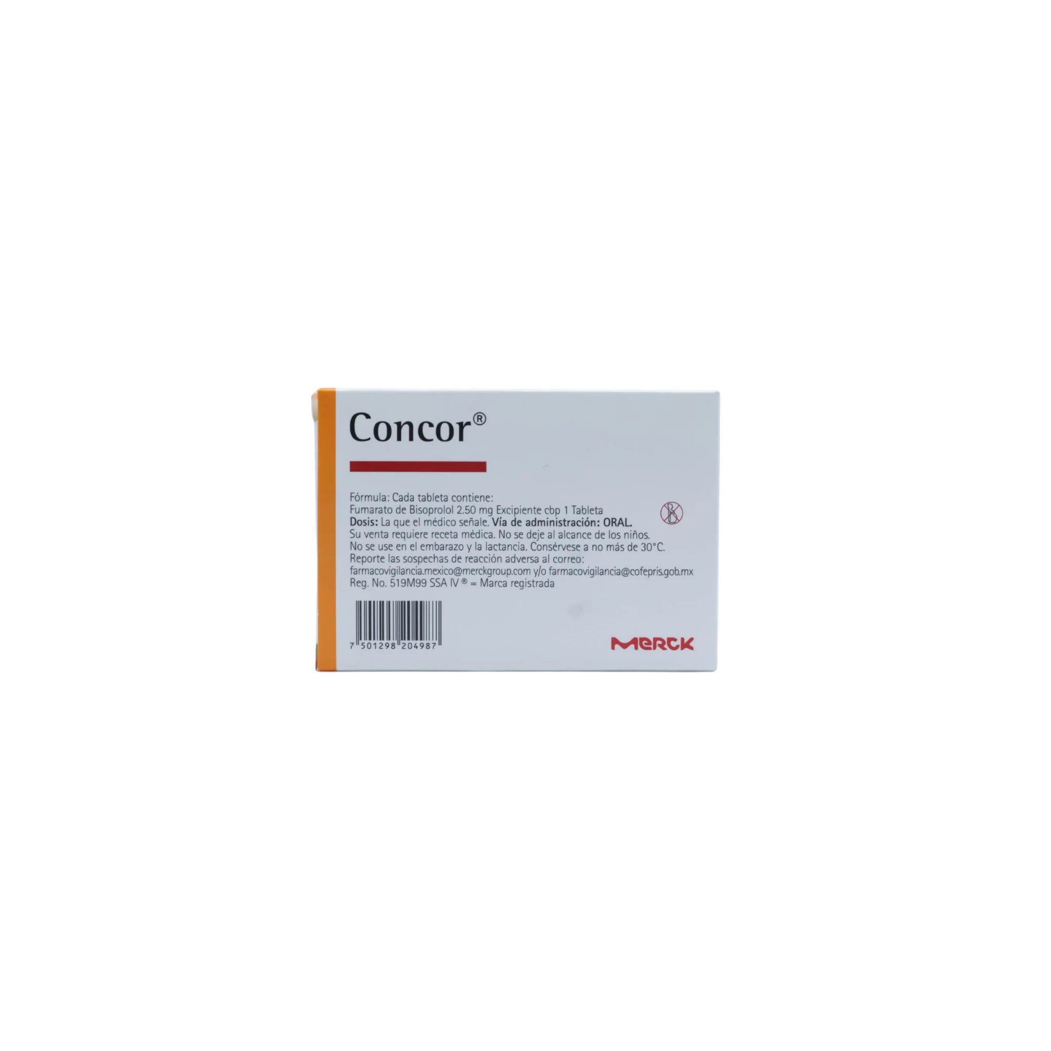 Concor Bisoprolol 5 mg, Caja con 30 tabletas - Image 4