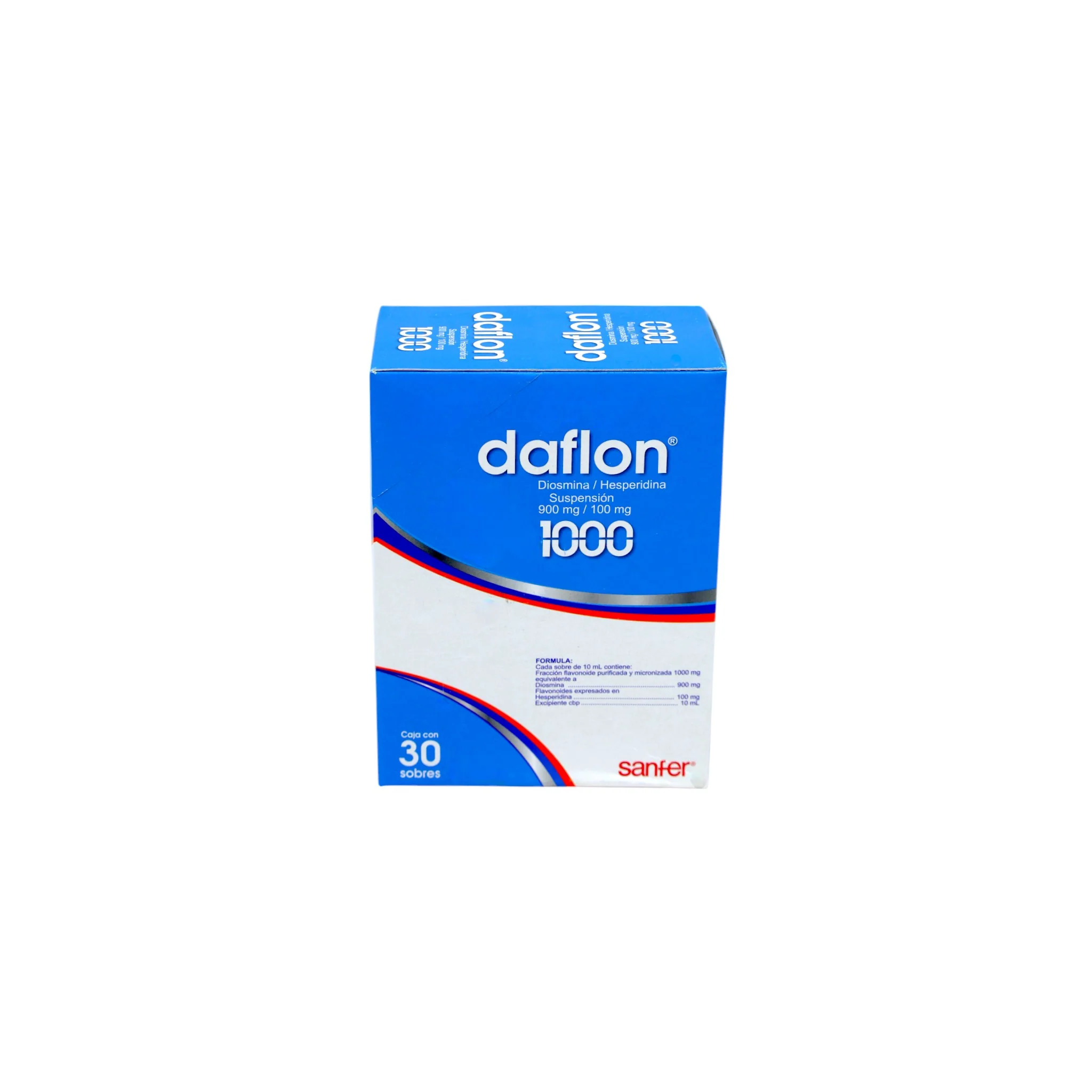 Daflon 1000 Diosmina / Hesperidina 900 mg/100 mg, 30 Sobres - Image 3