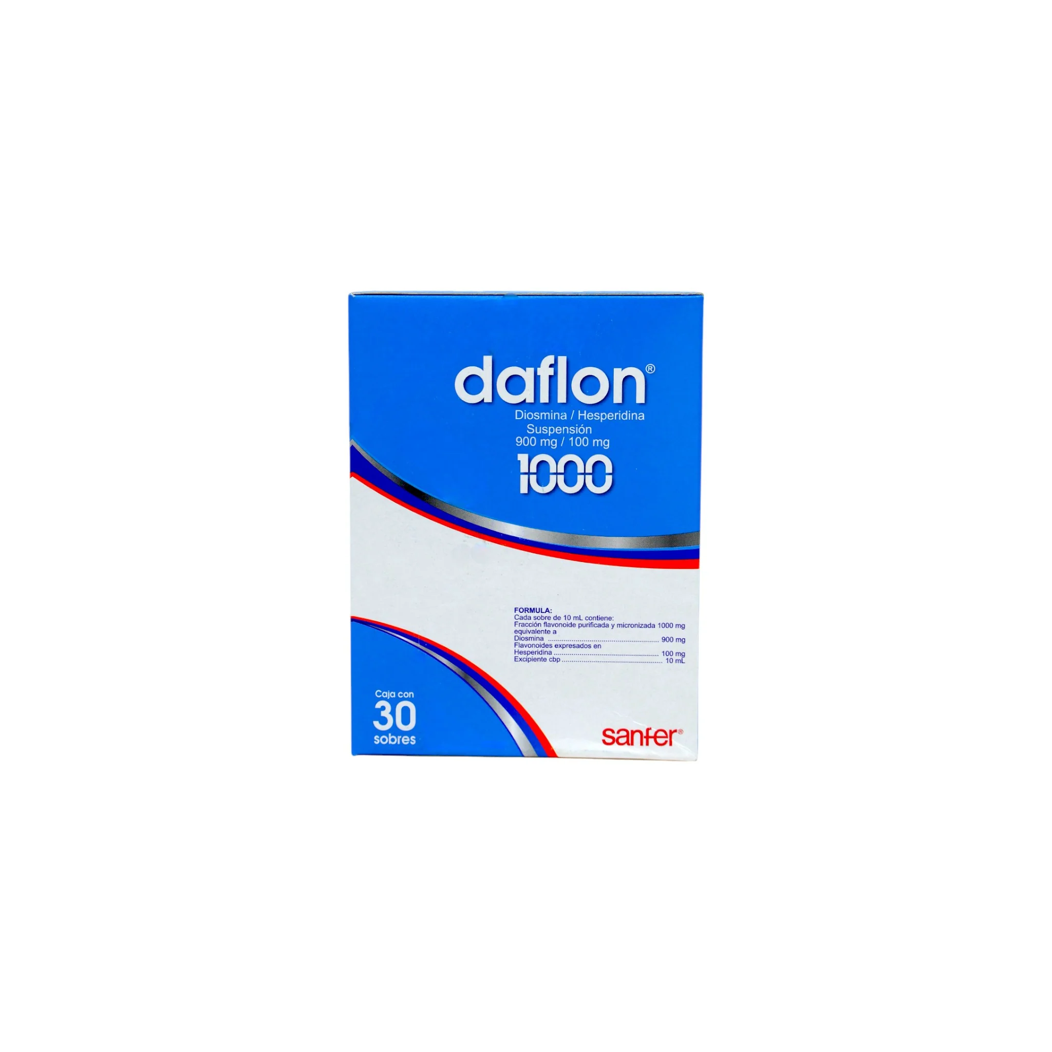 Daflon 1000 Diosmina / Hesperidina 900 mg/100 mg, 30 Sobres - Image 4