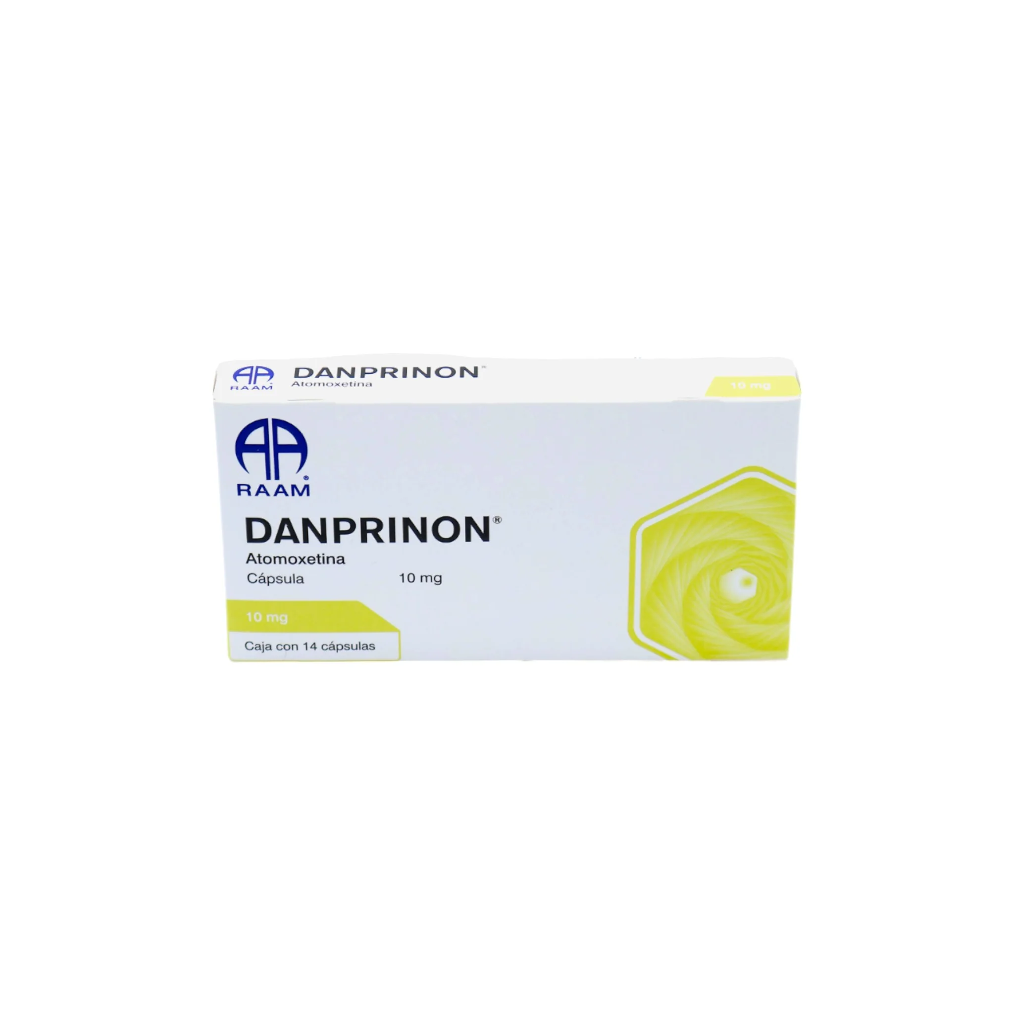 Danprinon Atomoxetina 10 mg, 14 cápsulas - Image 3