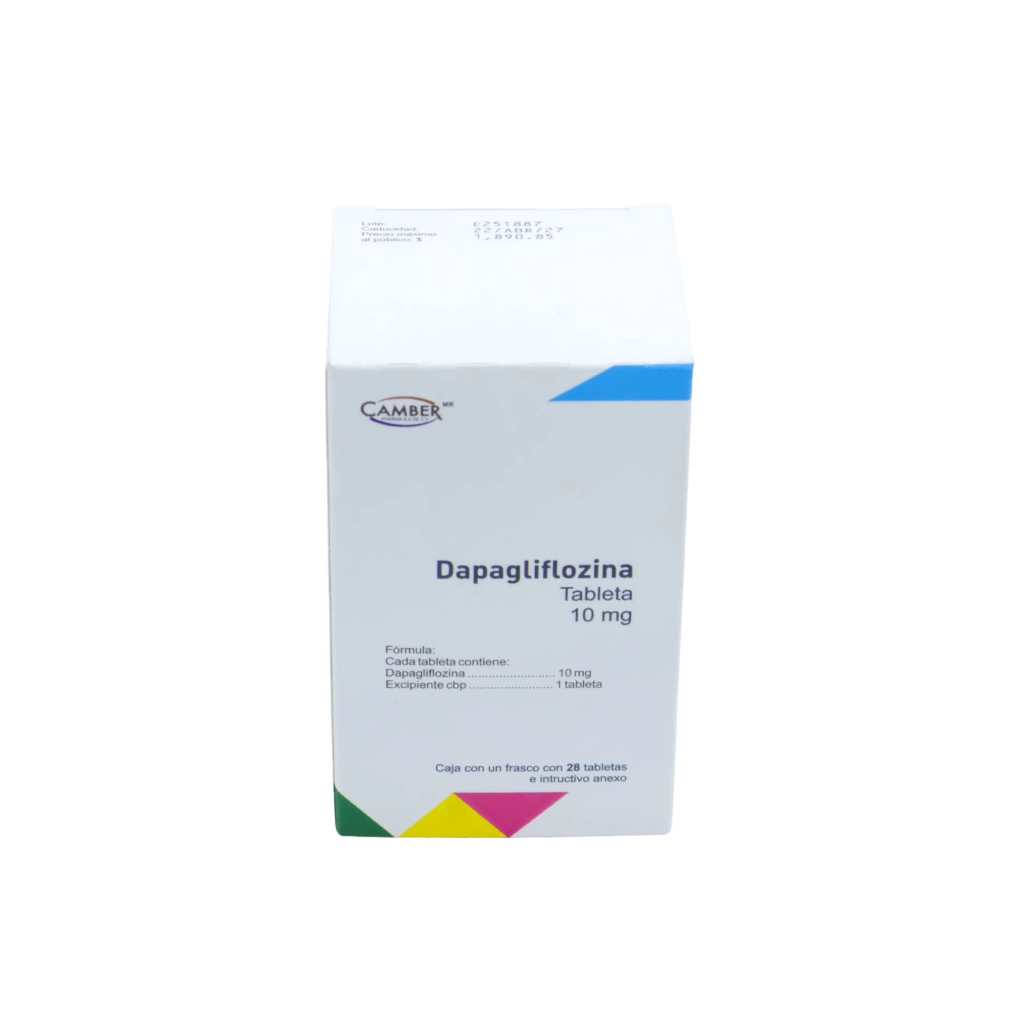 Dapagliflozina 10 mg, 28 Tabletas - Image 3