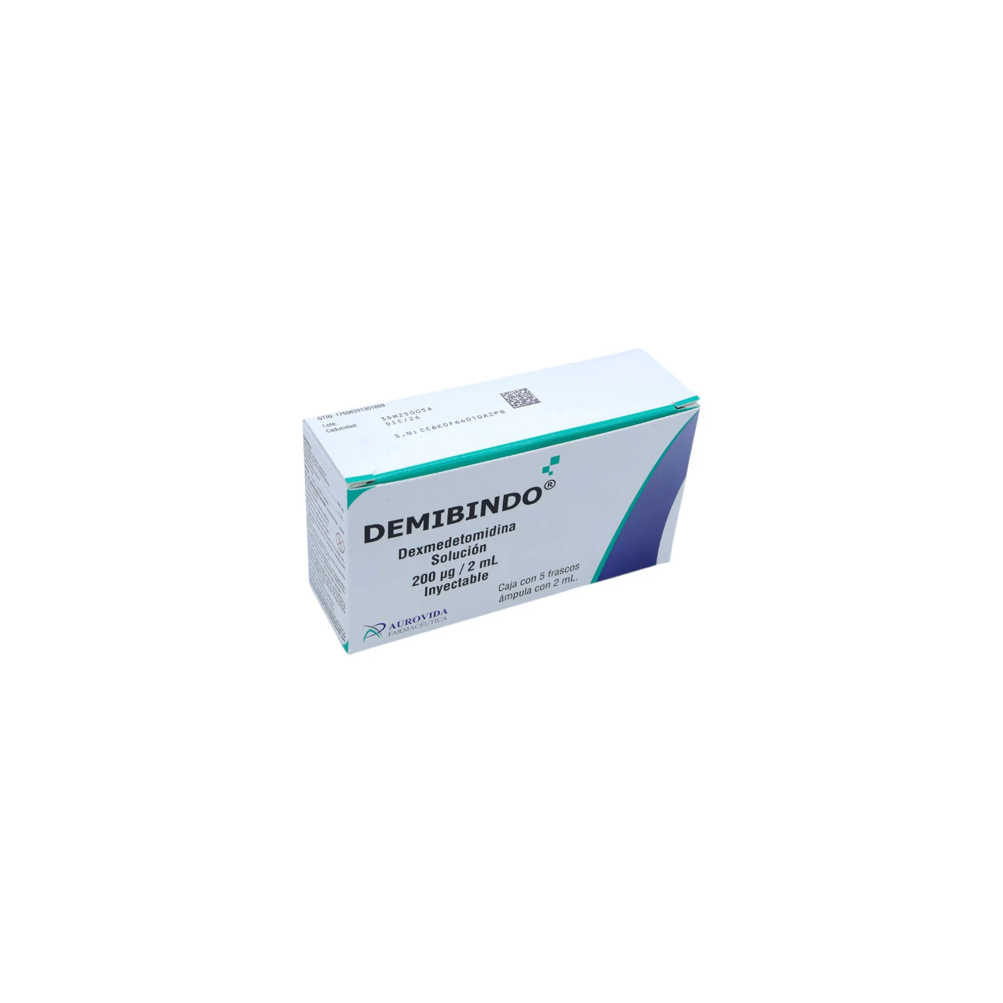 Demibindo Dexmedetomidina 200 mcg/2 mL, Solución - Image 2