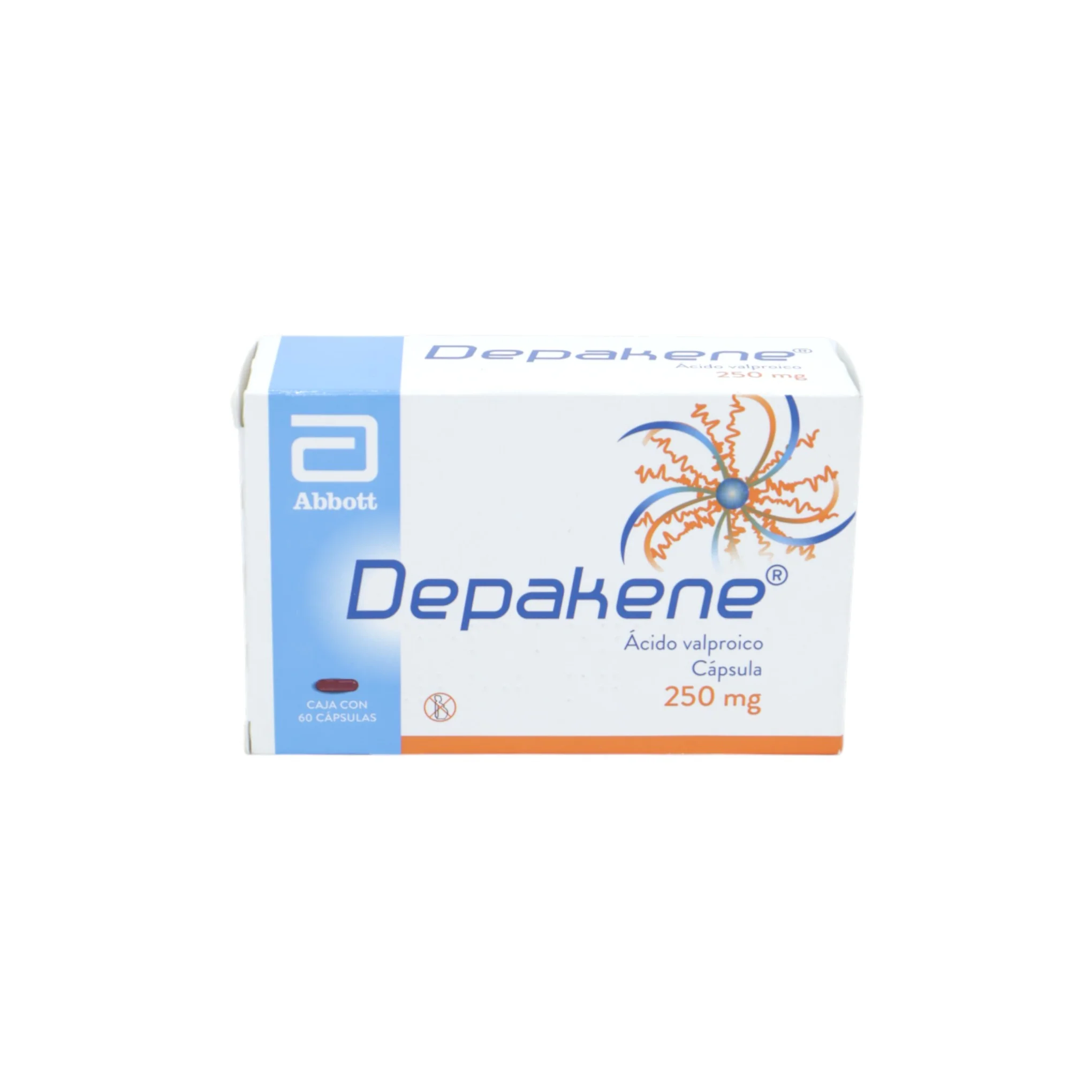 Depakene Ácido valproico 250 mg, 60 cápsulas