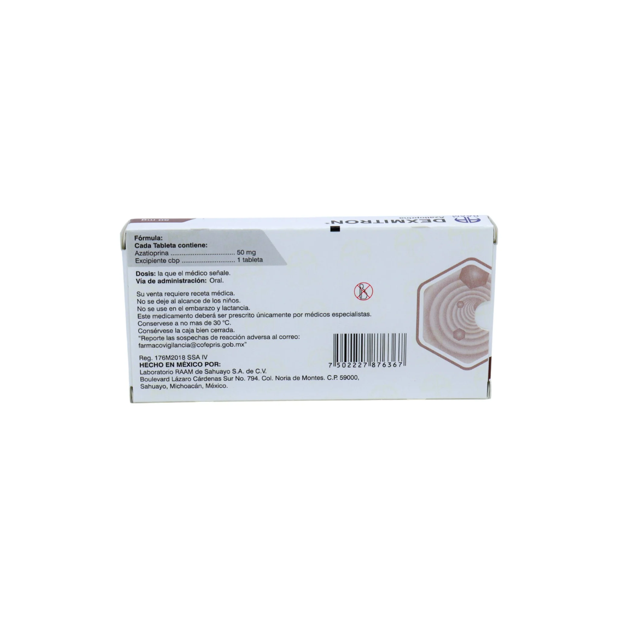 Dexmitron Azatioprina 50 mg, 50 tabletas - Image 4