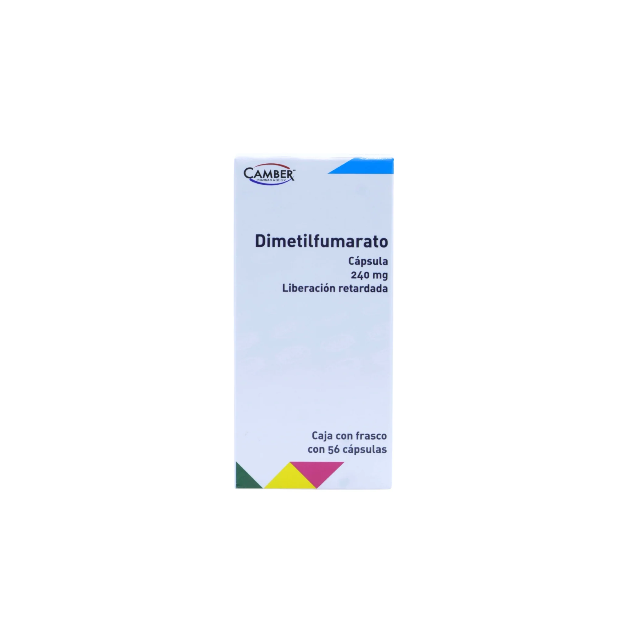Dimetilfumarato 250 mg, Caja con frasco con 56 cápsulas - Image 4