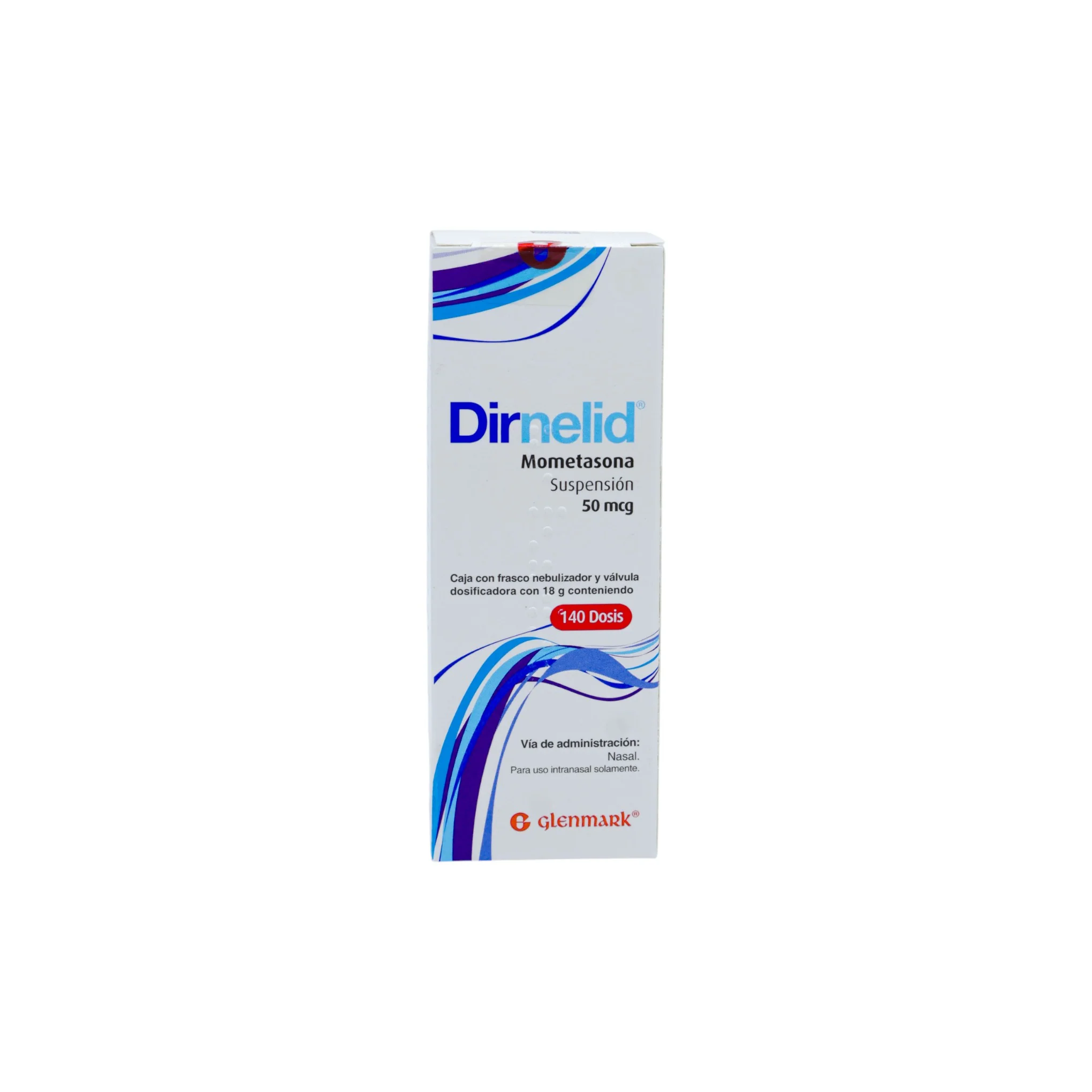Dirnelid Mometasona 50 mcg, Suspensión para Inhalación. 140 Dósis