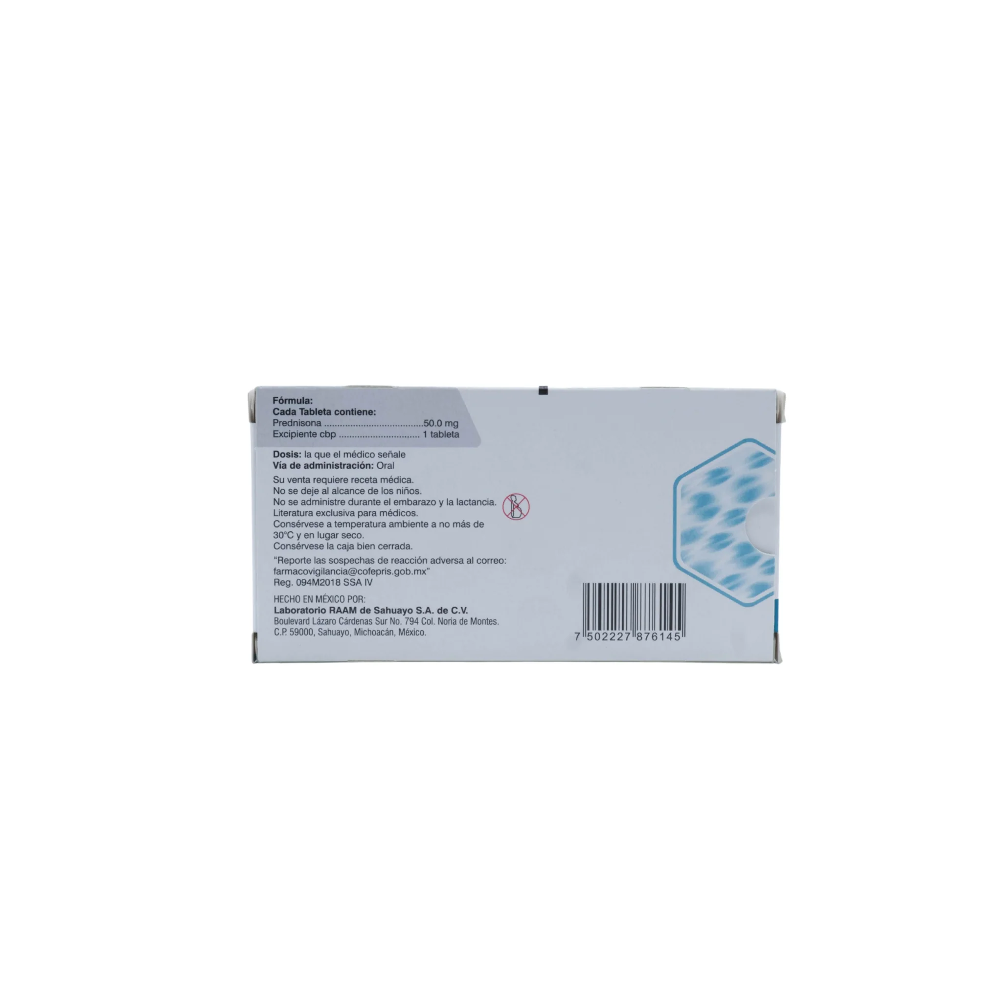 Donsicol Prednisona 50 mg, Caja con envase burbuja con 20 tabletas - Image 4