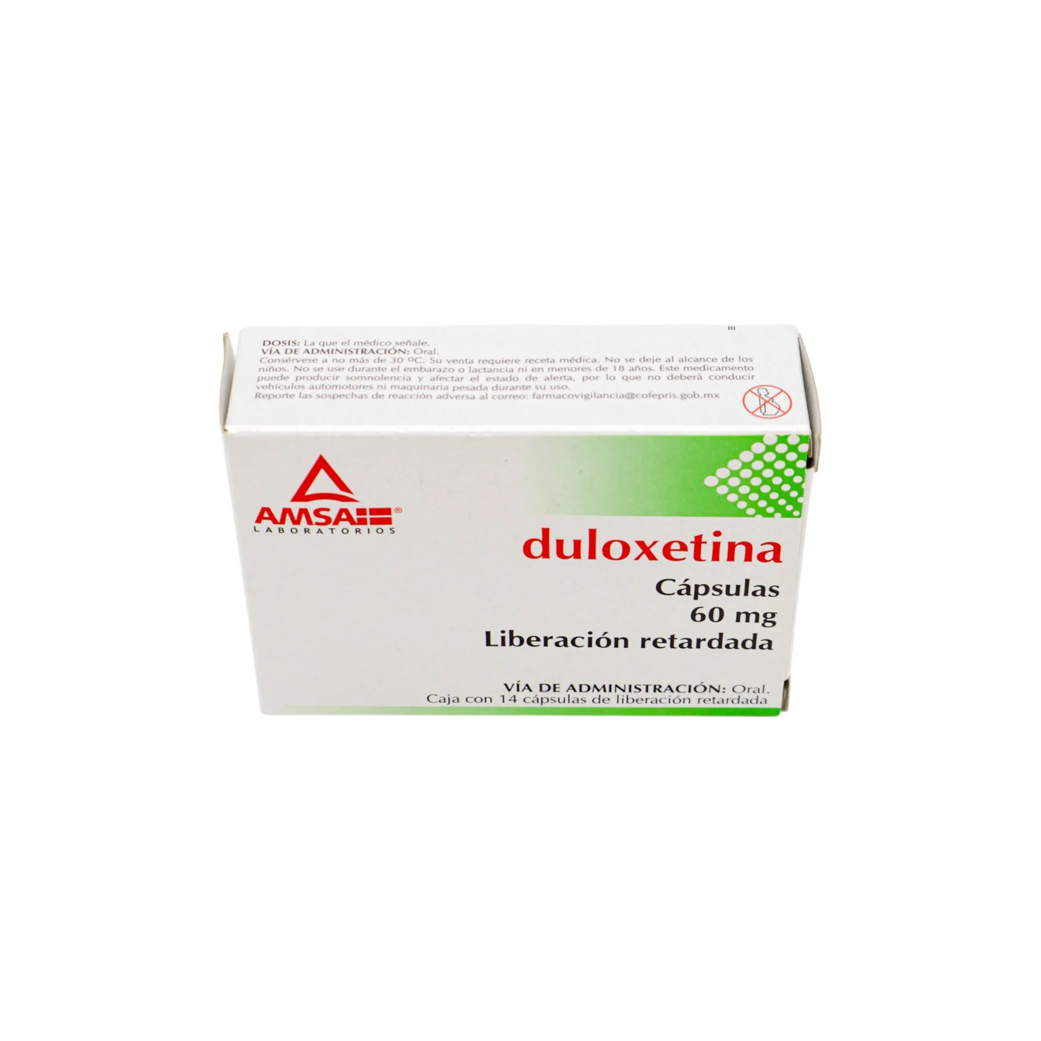 Duloxetina de 60mg Caja C/14 - Image 3