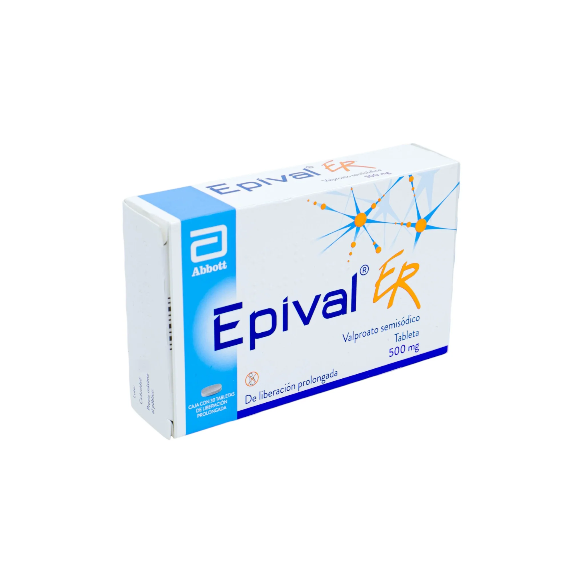 Epival ER Valproato semisódico 500 mg, 30 tabletas - Image 2