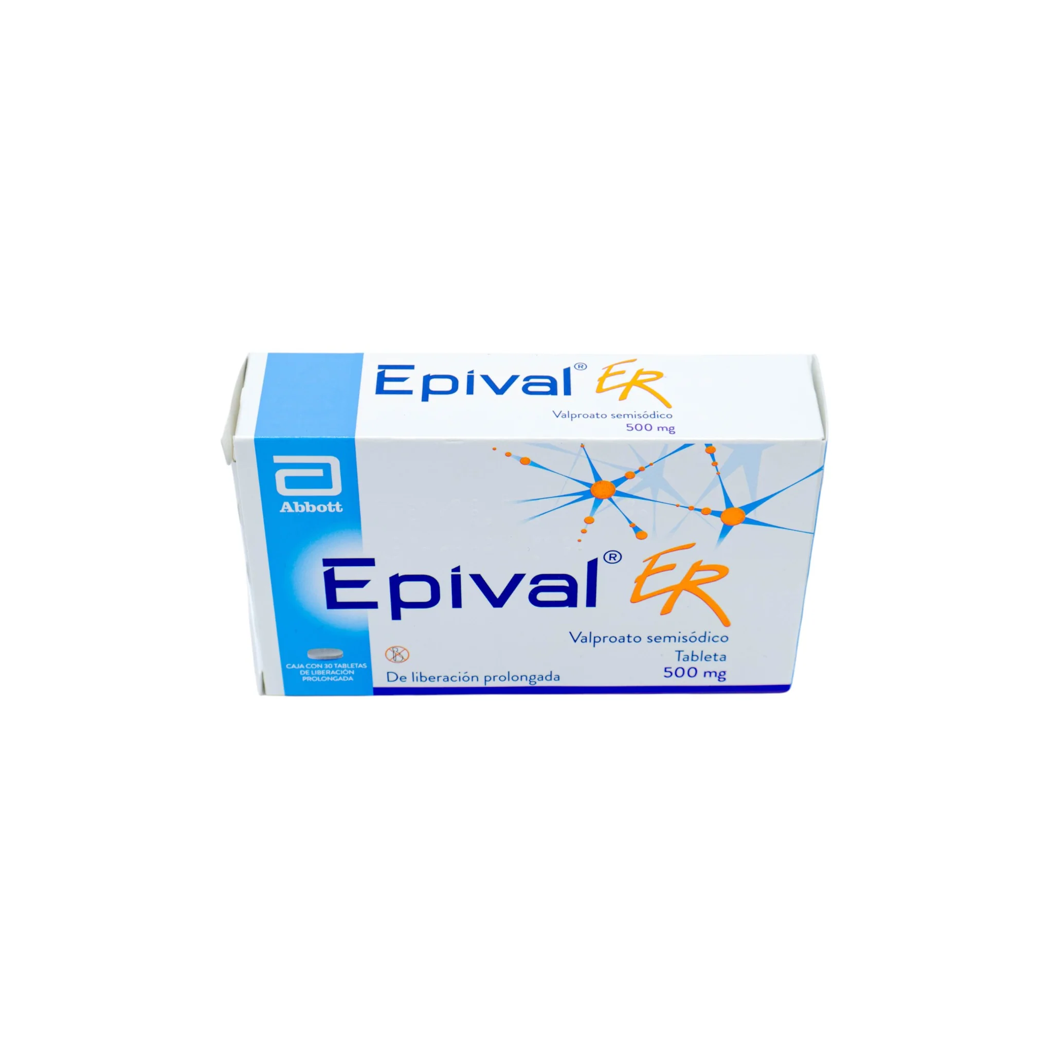 Epival ER Valproato semisódico 500 mg, 30 tabletas - Image 3