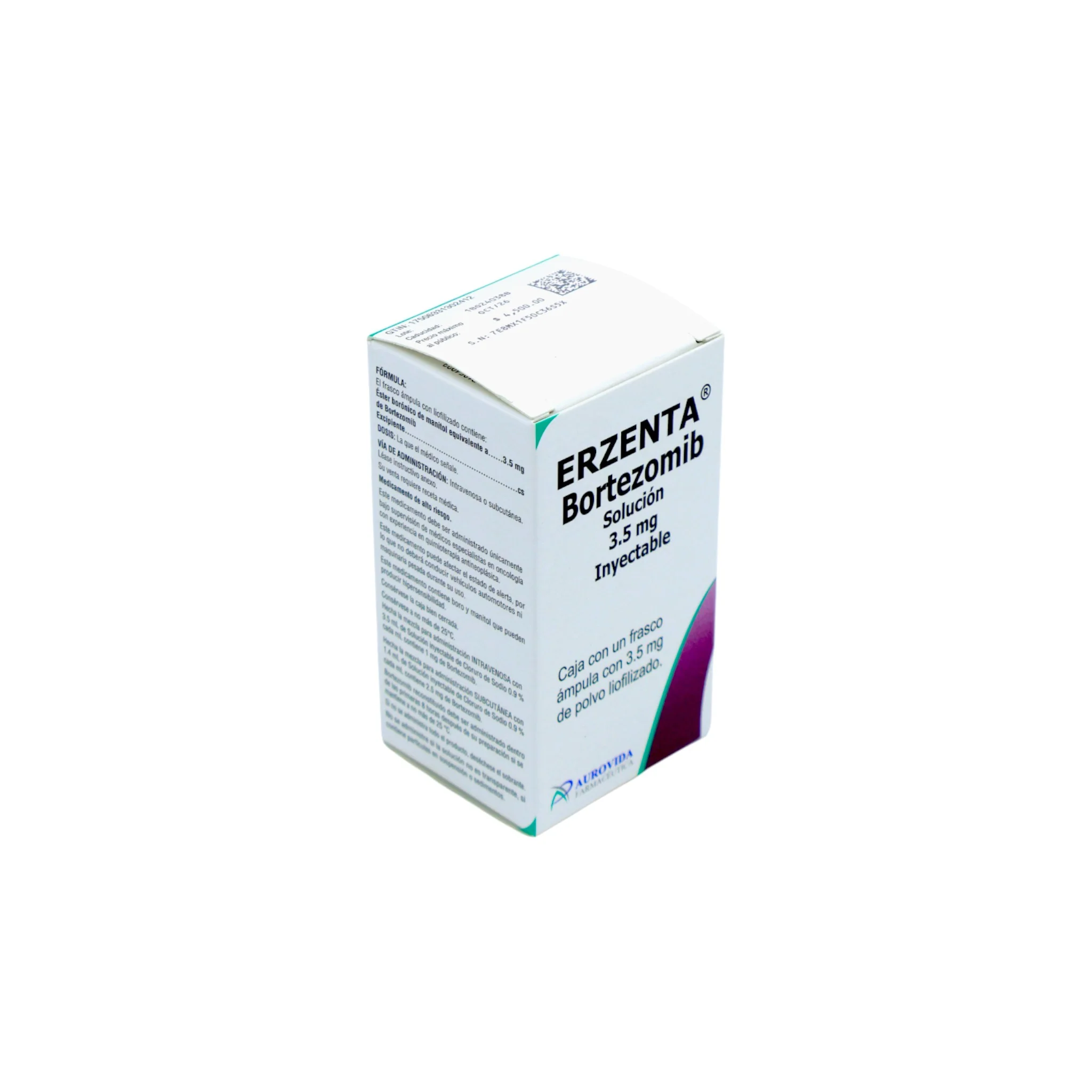 Erzenta Bortezomib 3.5 Mg Inyectable - Image 2