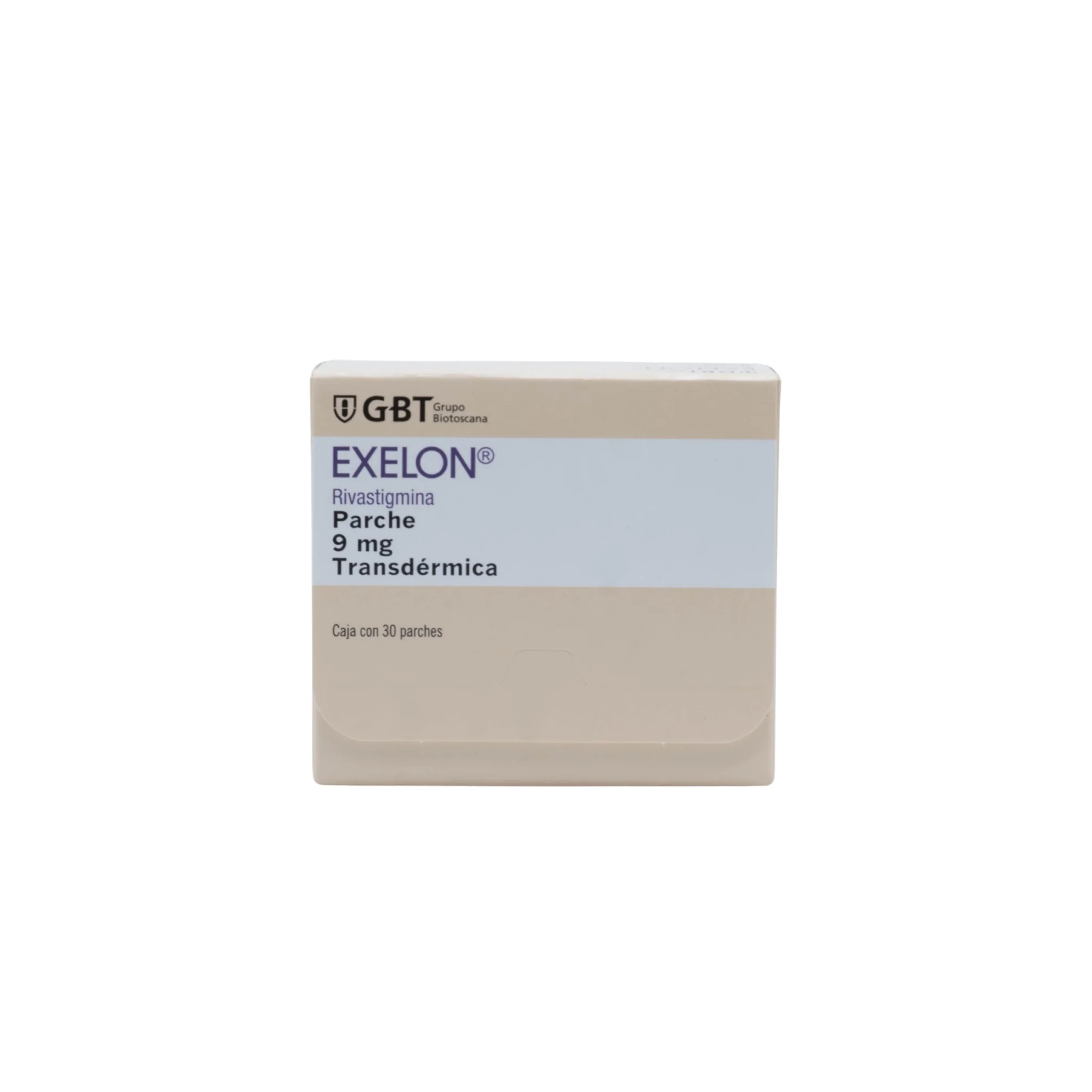 Exelon Rivastigmina Parche 9 mg, Caja con 30 parches