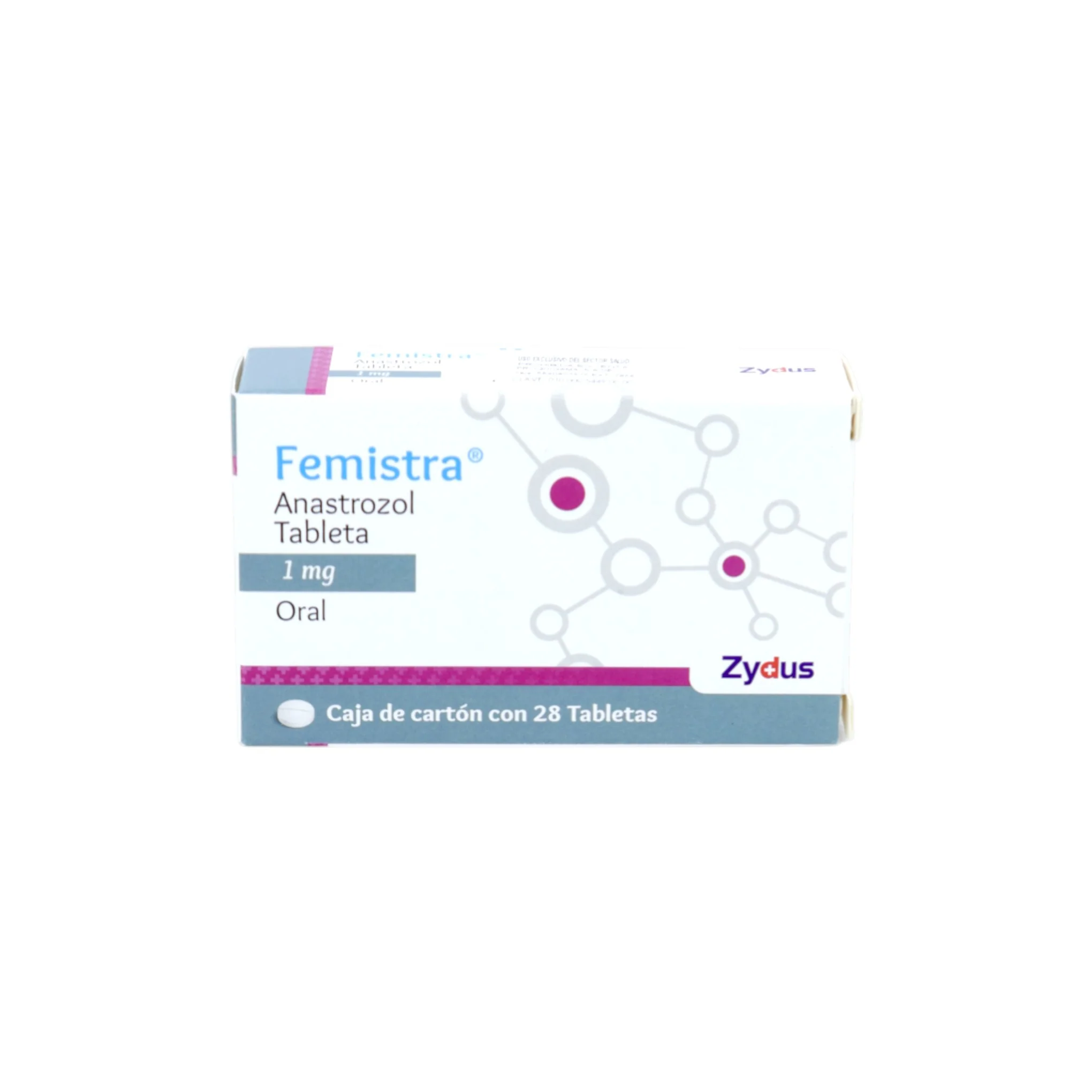 Femistra Anastrozol 1 mg, 28 tabletas