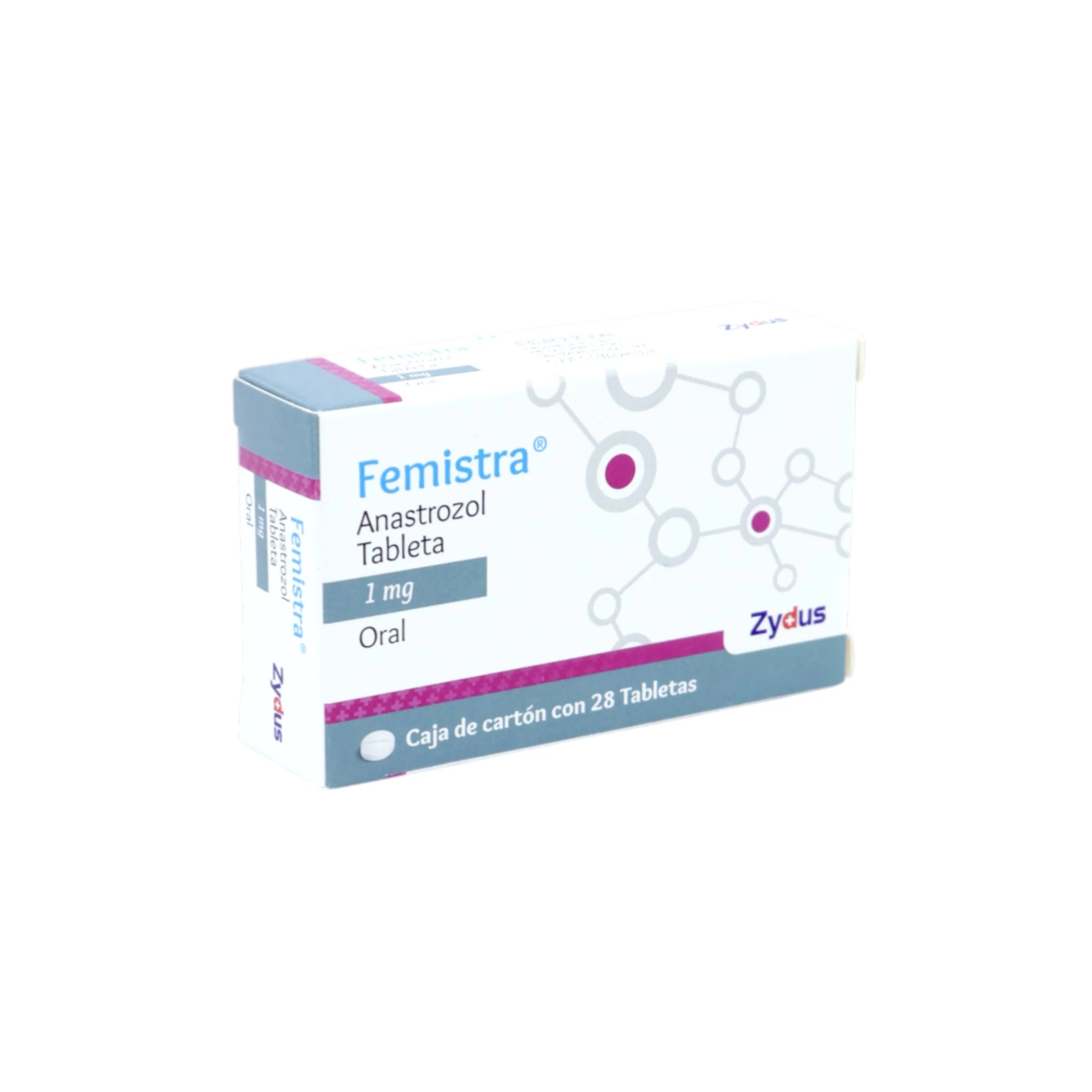 Femistra Anastrozol 1 mg, 28 tabletas - Image 2