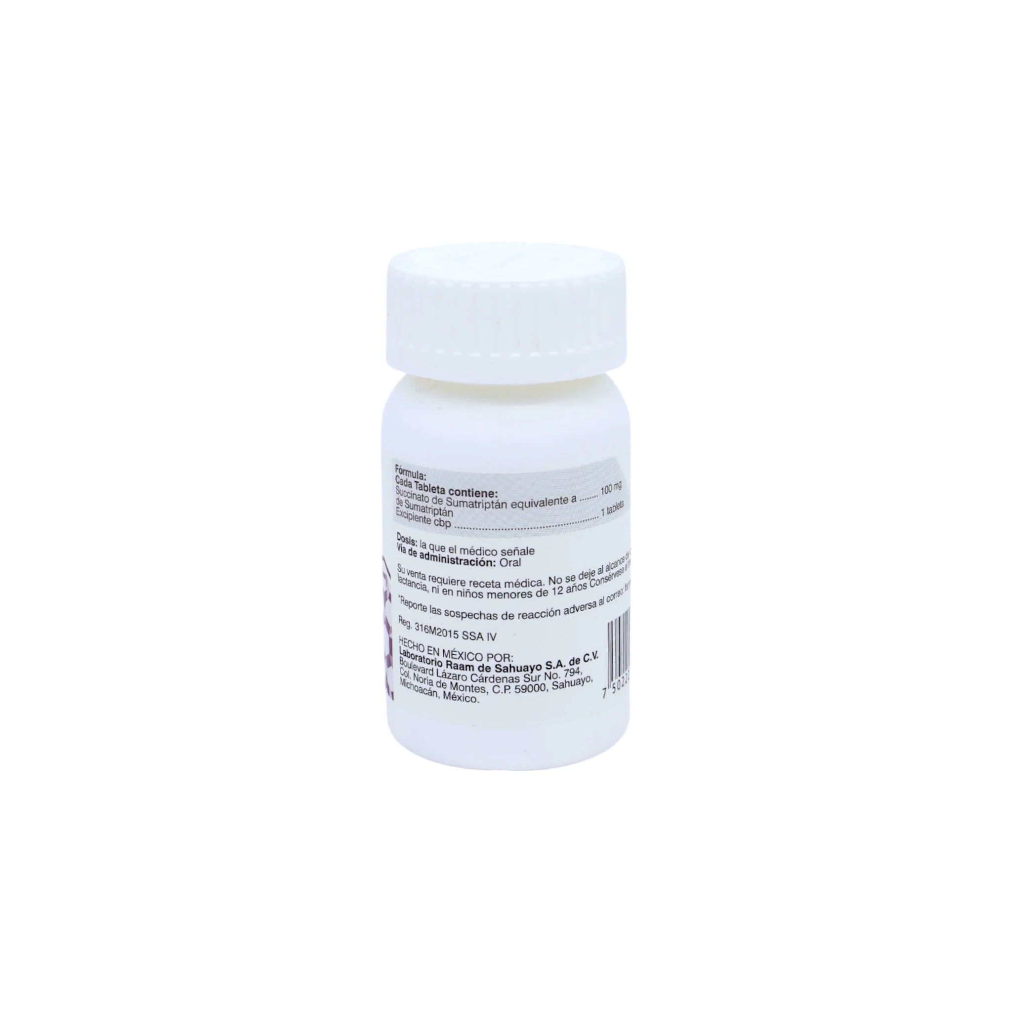 Fermig Sumatriptán 100 mg, 20 tabletas - Image 4