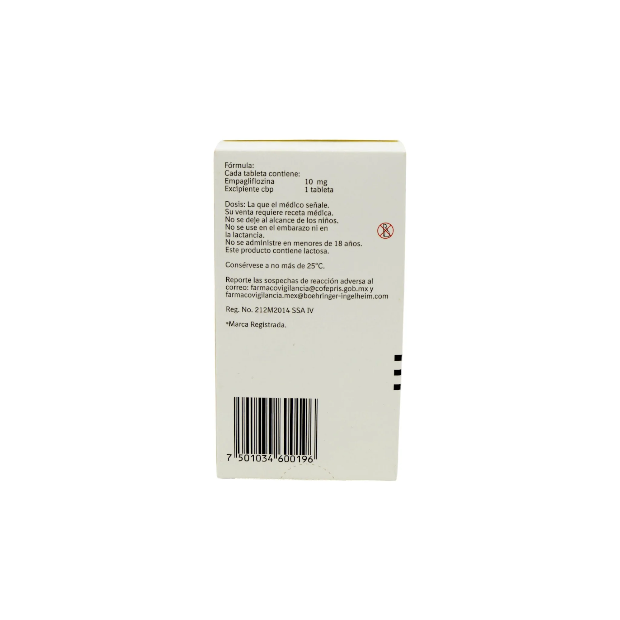 Jadianz Empaglifozina 10 mg, 30 Tabletas - Image 4