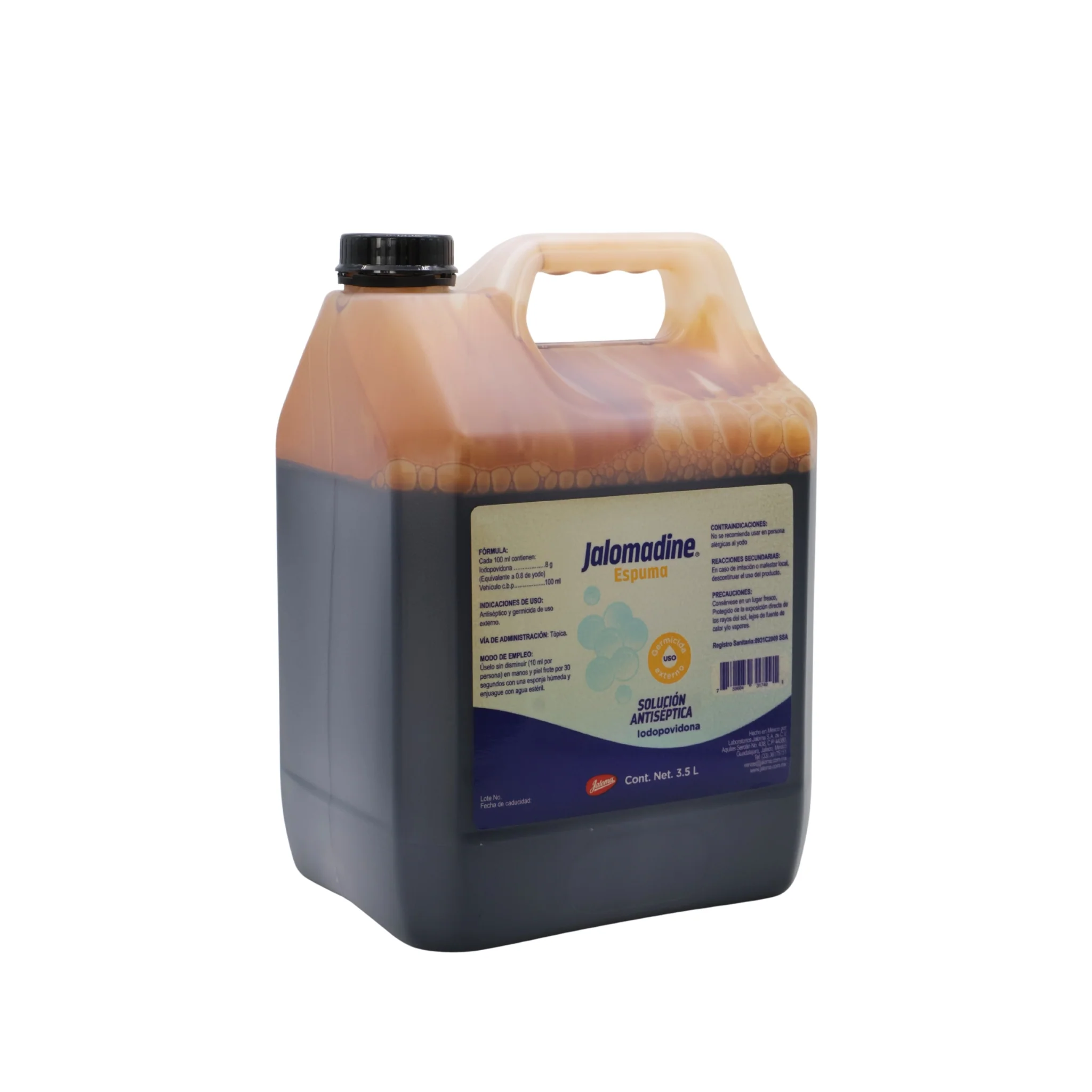 Jalomadine Espuma Yodopovidona Solución Antiséptica, 3.5 L - Image 2