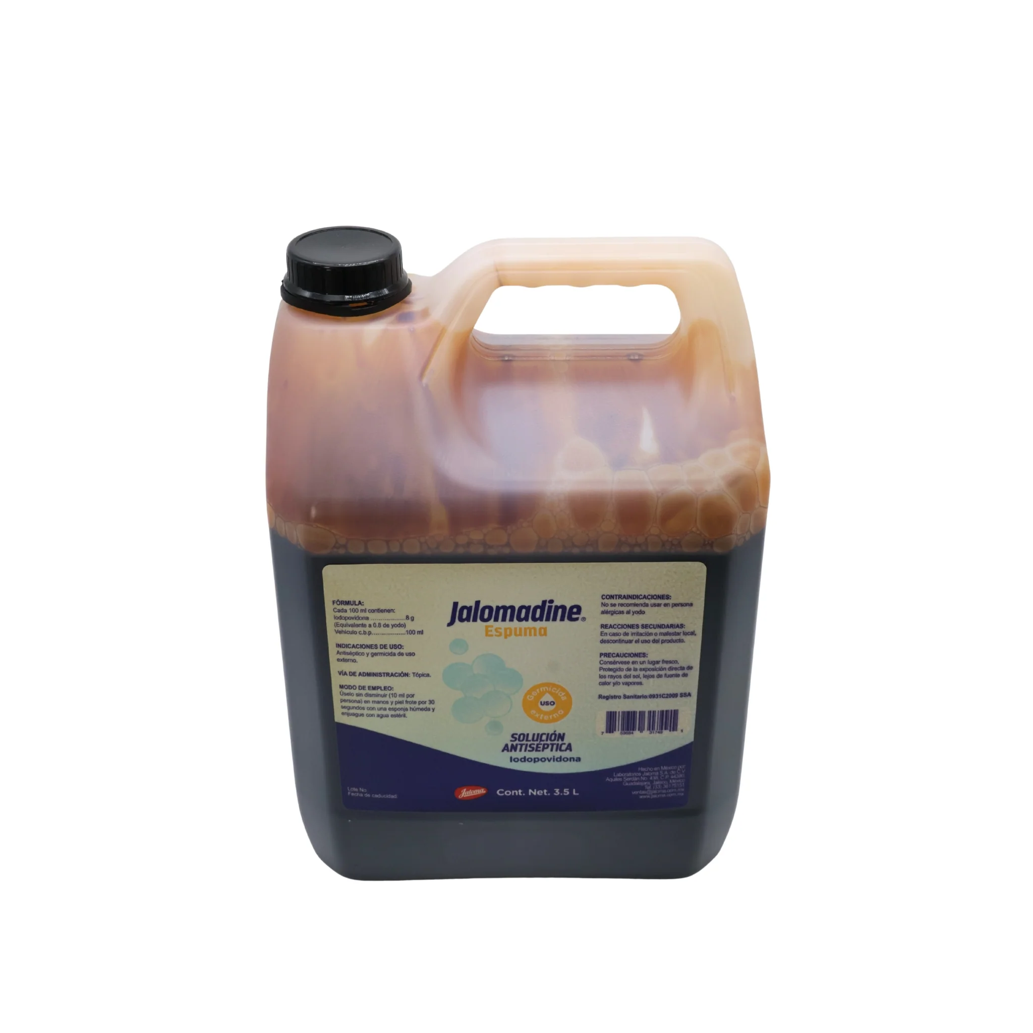 Jalomadine Espuma Yodopovidona Solución Antiséptica, 3.5 L - Image 3