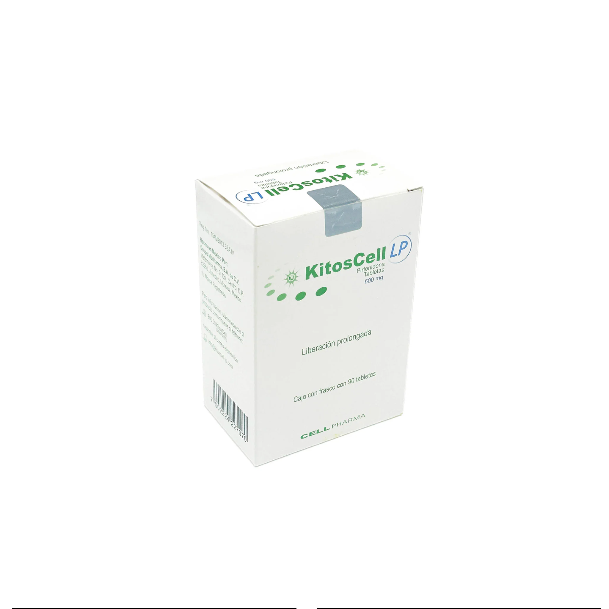 KitosCell 600 mg Pirfenidona Caja con 90 Tabletas - Image 2
