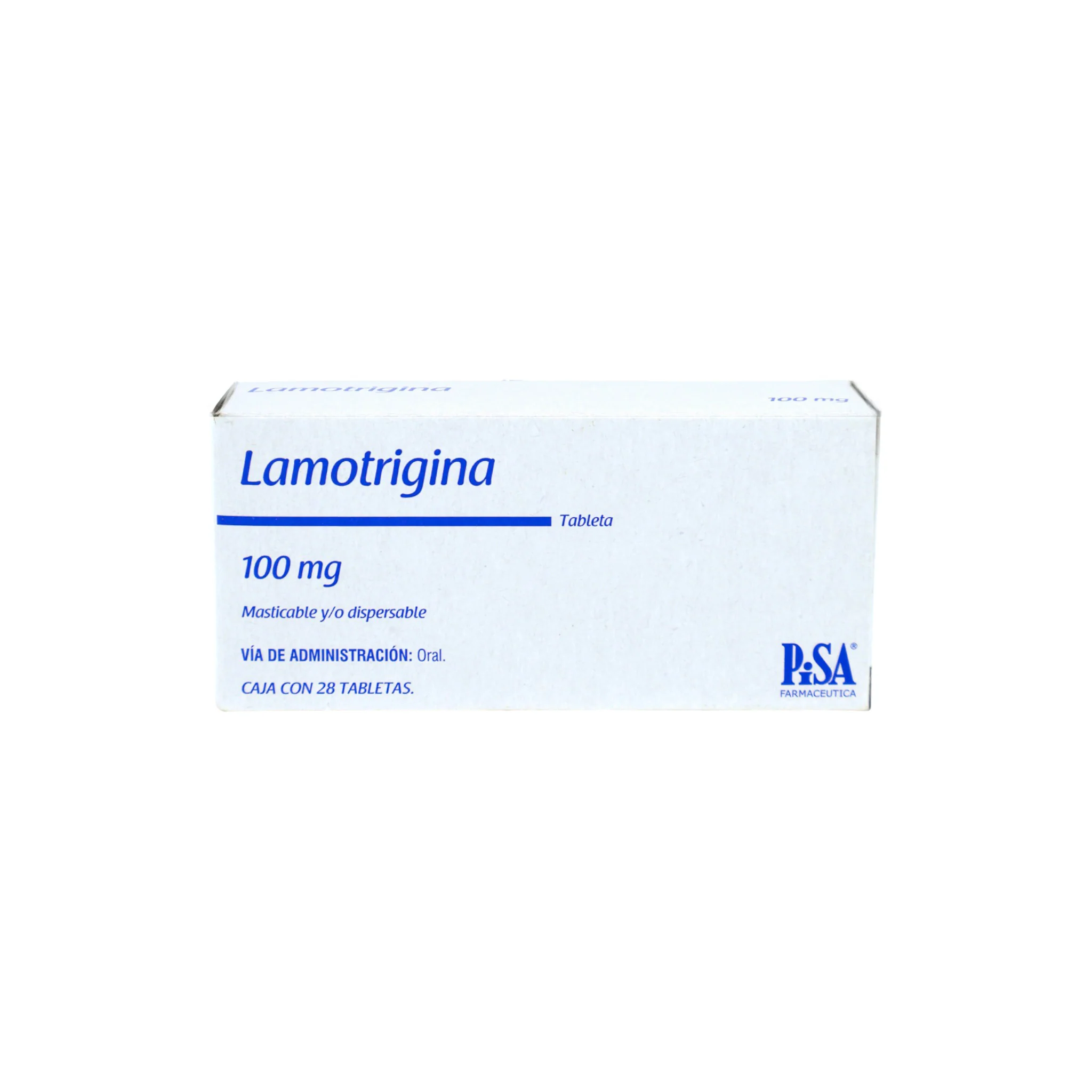 Lamotrigina de 100mg Caja C/28