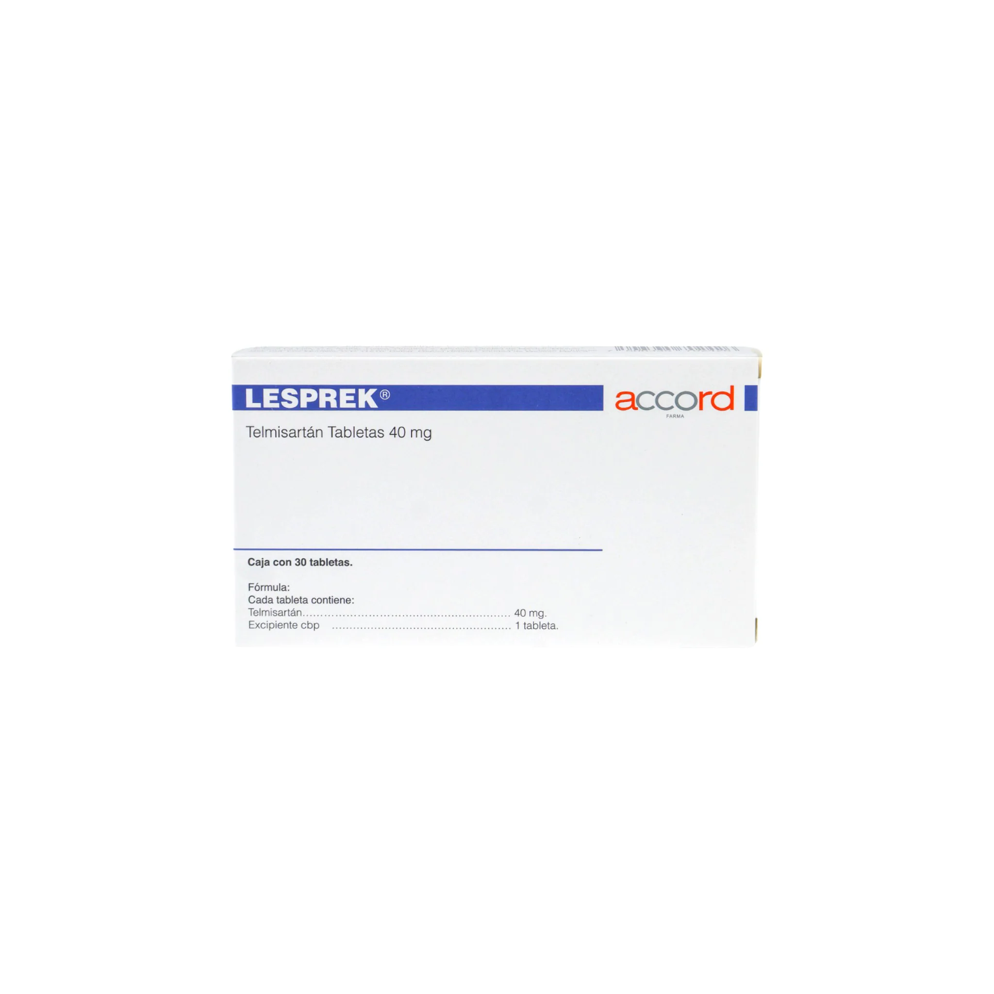 Lesprek Telmisartán 40 mg, 30 tabletas - Image 4