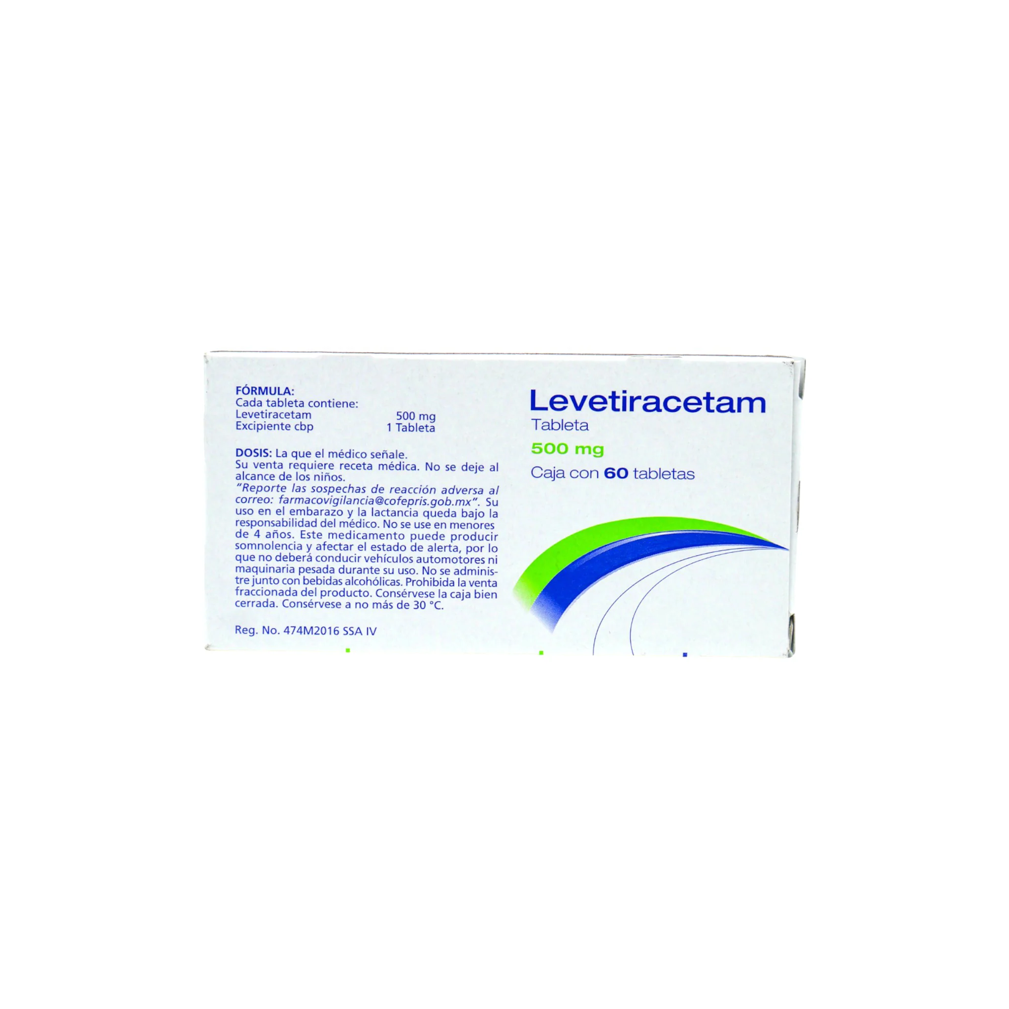 Levetiracetam 500 mg, 60 tabletas - Image 4