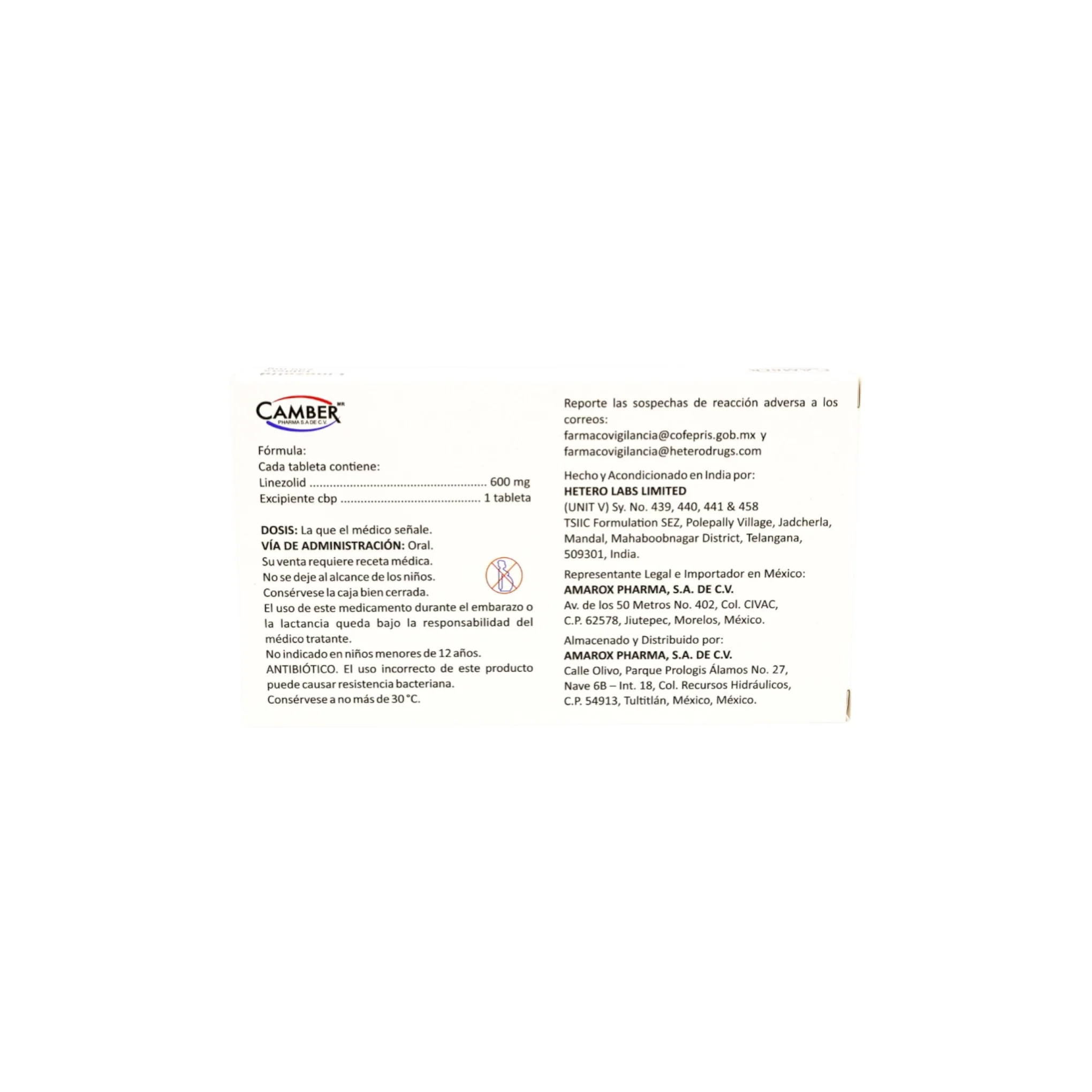 Linezolid 600 mg, 10 tabletas - Image 4