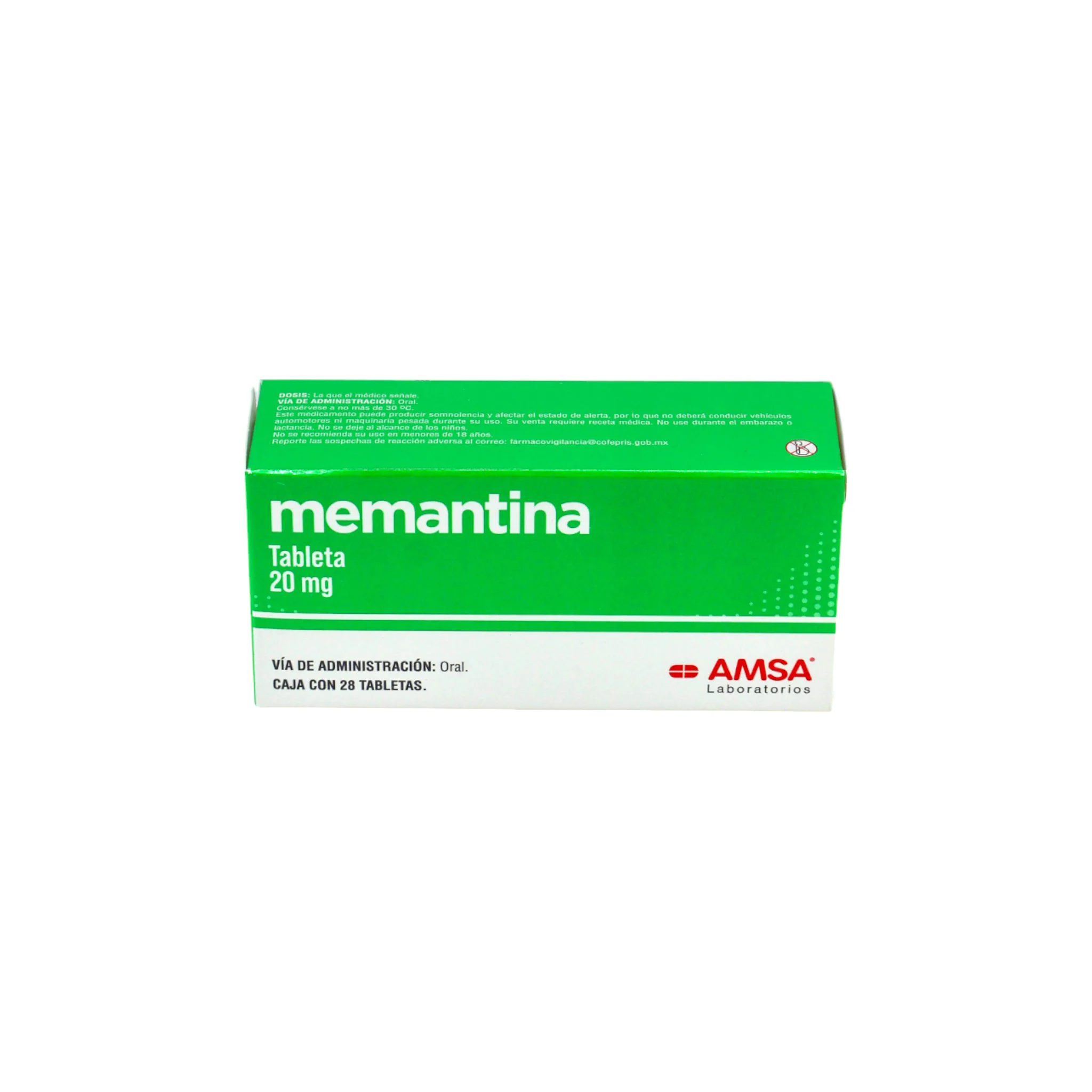 Memantina 20 mg, 28 tabletas - Image 3