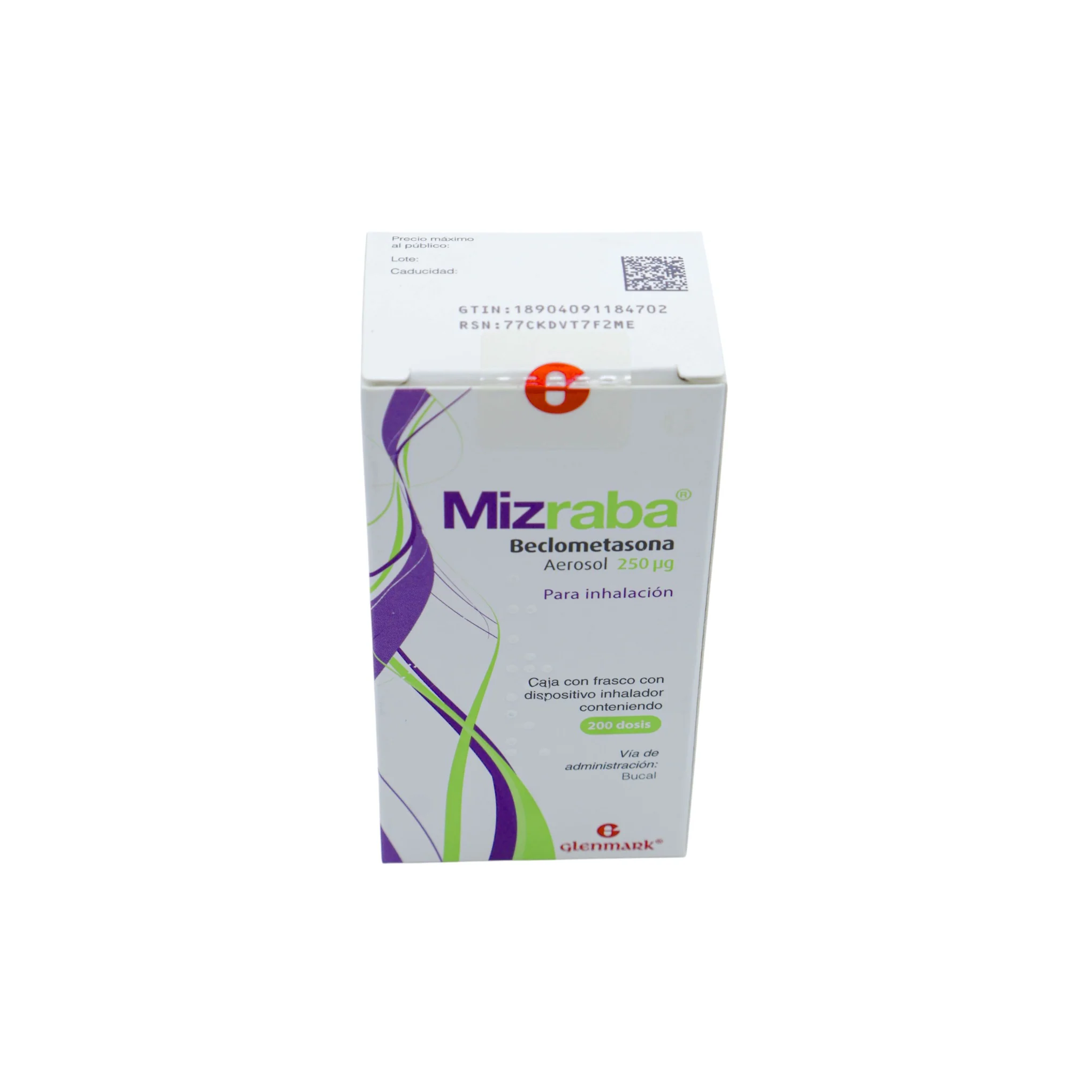 Mizraba Beclometasona 250 mcg, Inhalador - Image 3