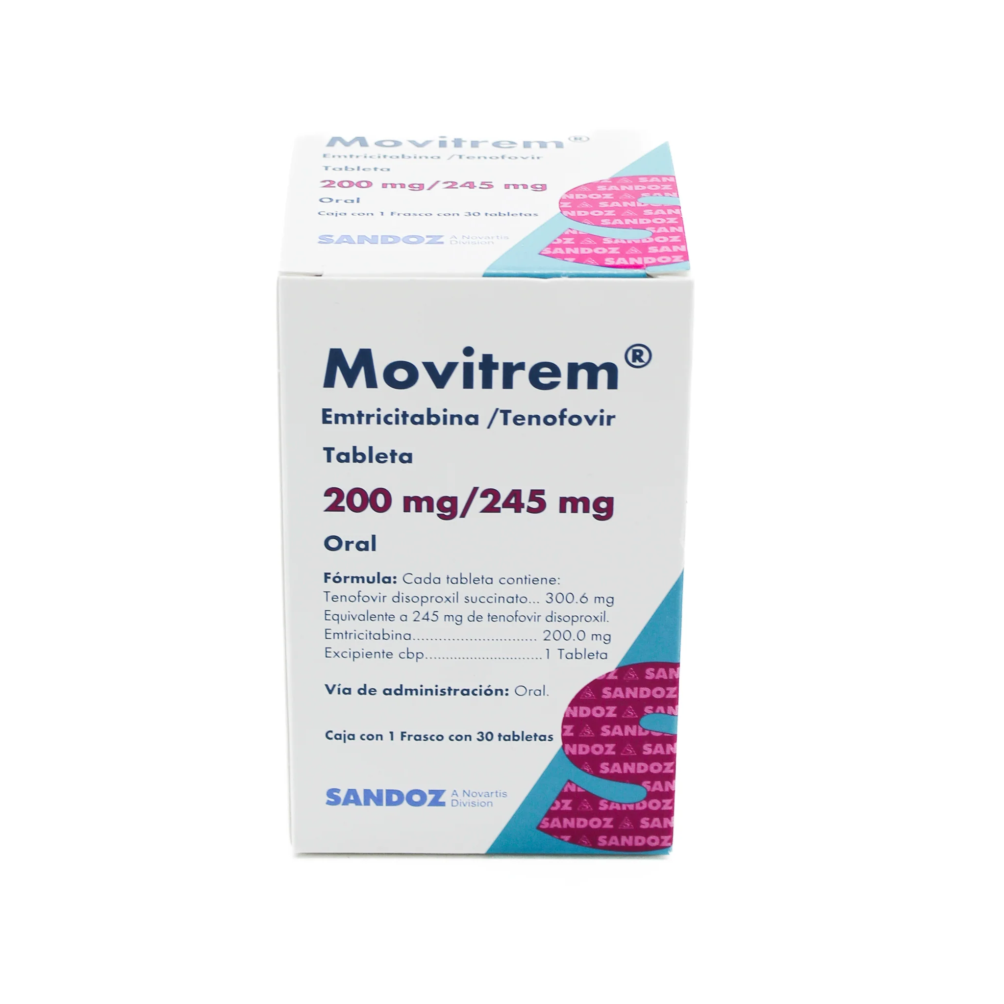 Movitrem 200 mg / 245 mg Caja con 30 Tabletas - Image 3