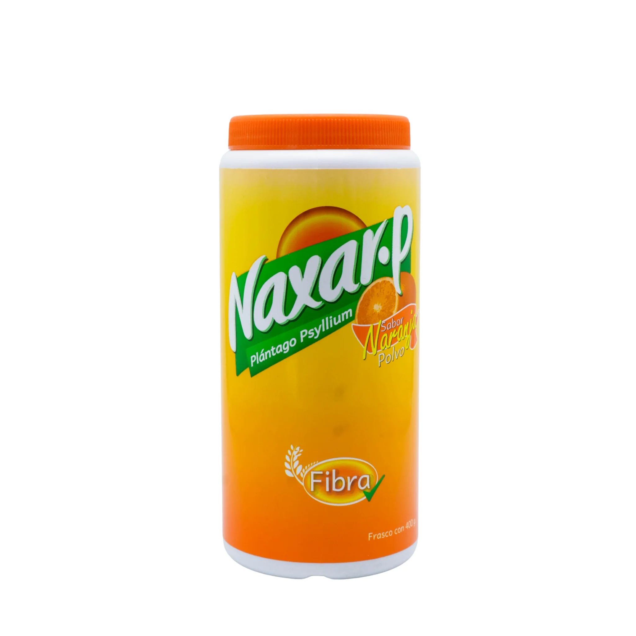 Naxar-P Plantago Psyllium Sabor Naranja, 400 g