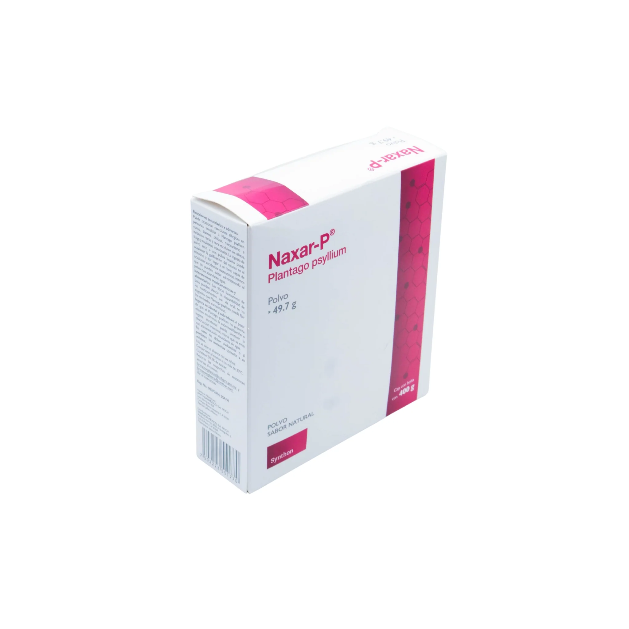 Naxar-P Plantago Psyllium Sabor Natural, 400 g - Image 2