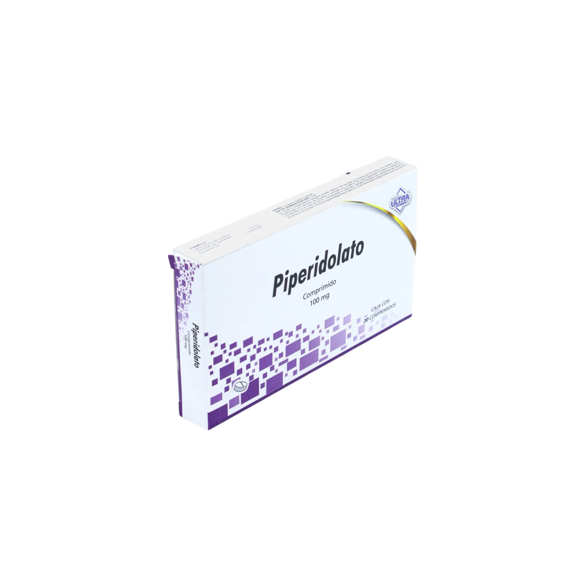 Piperidolato 100 mg, caja con 30 comprimidos - Image 2