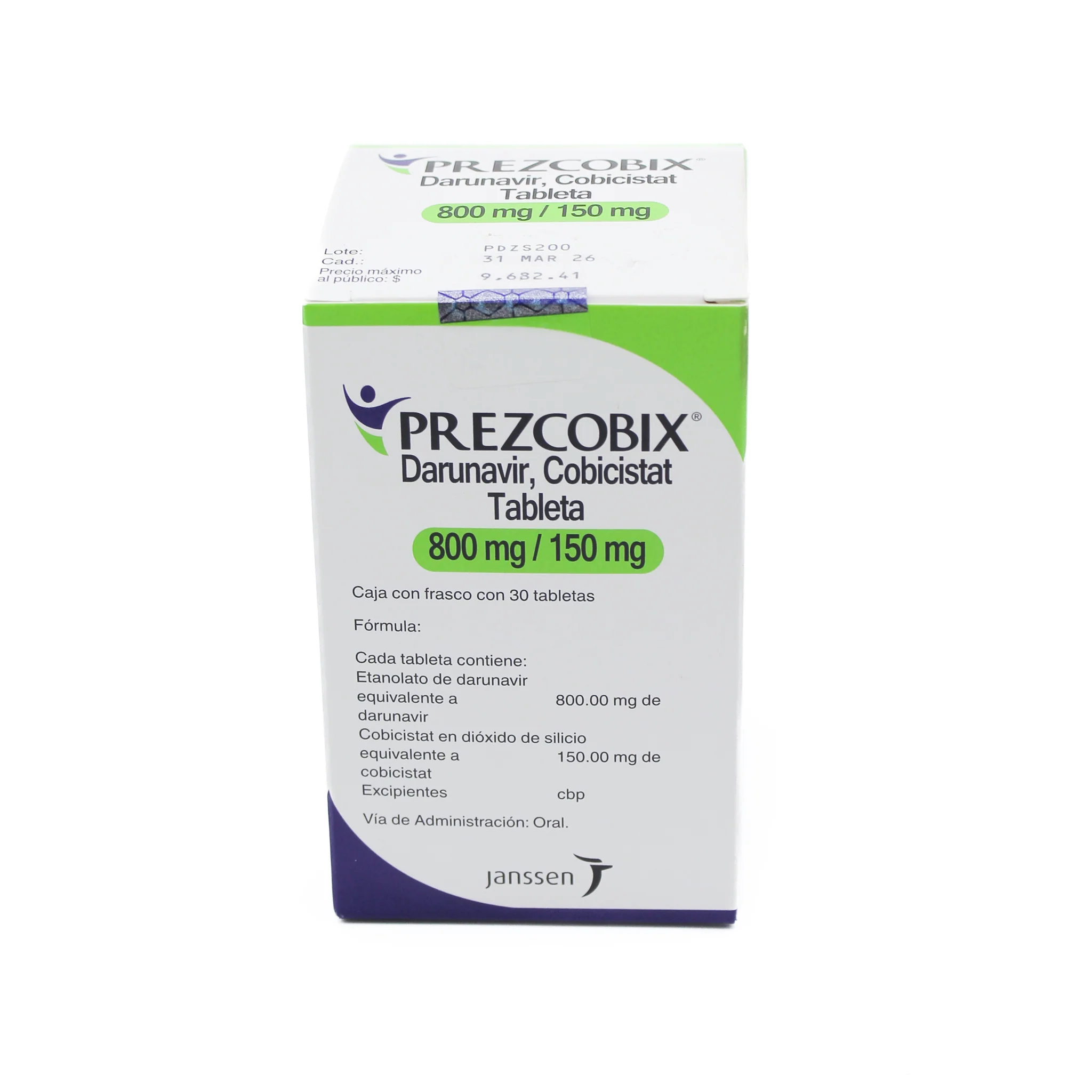 Prezcobix 800 mg / 150 mg Caja con 30 tabletas - Image 3